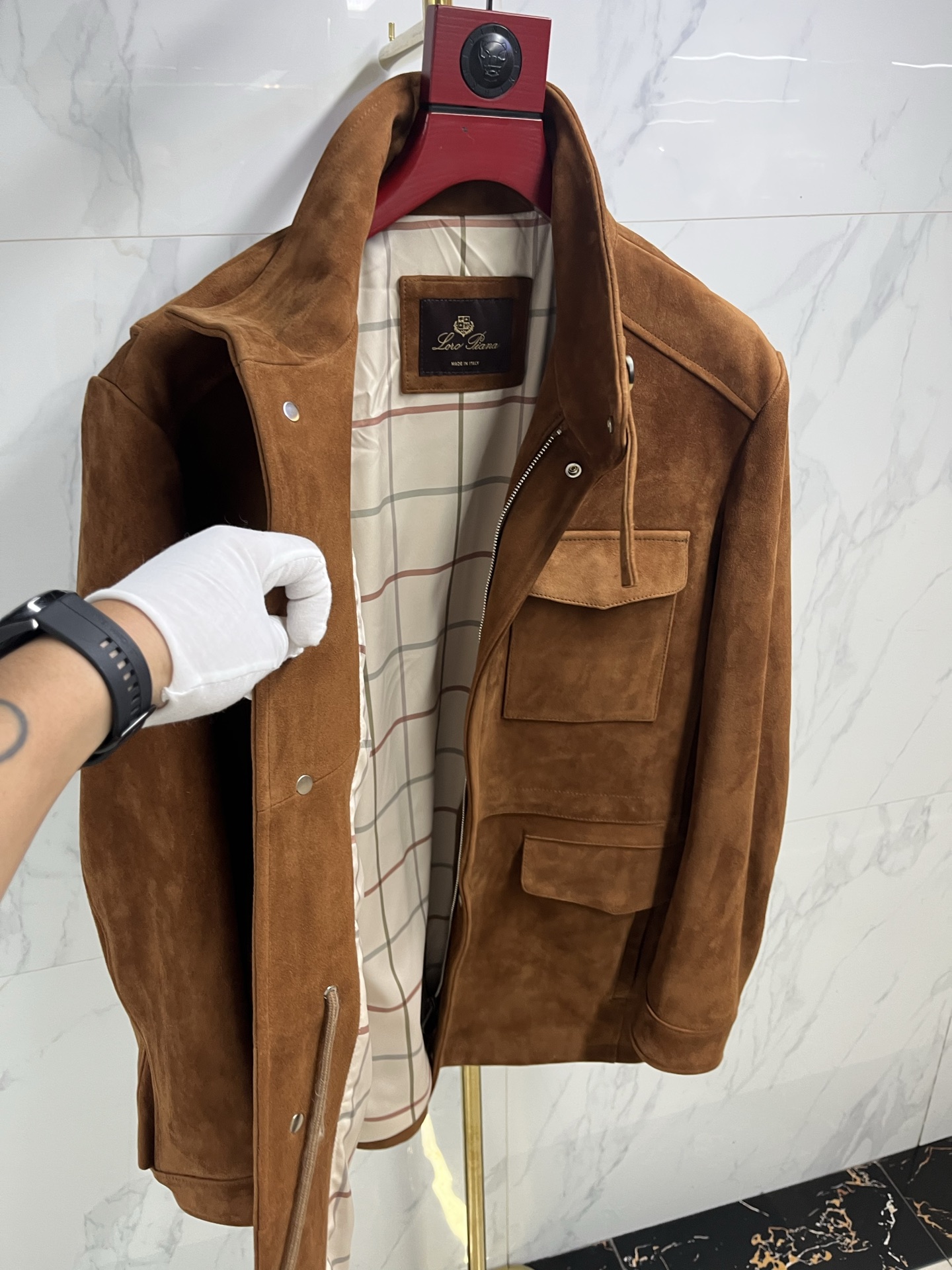 LORO PIANA Мужская кожаная куртка LORO PIANA Мужская кожаная куртка