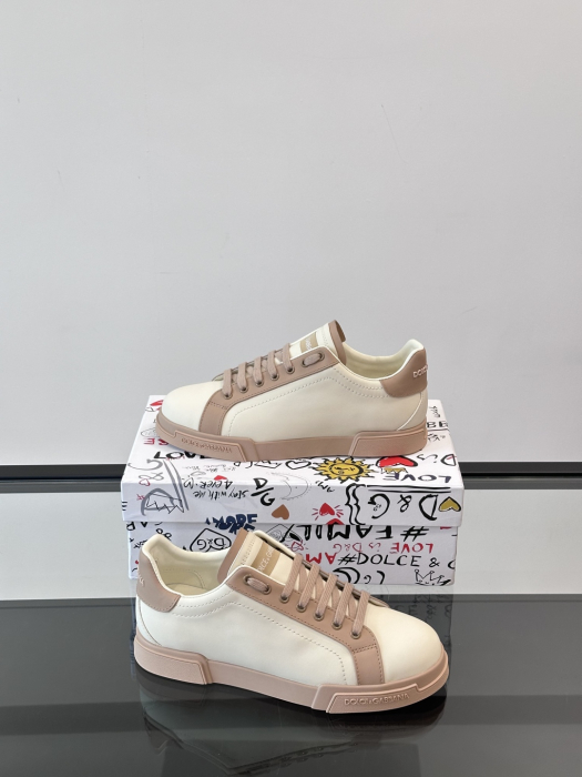 DOLCE & GABBANA Мужские кроссовки из коровьей кожи