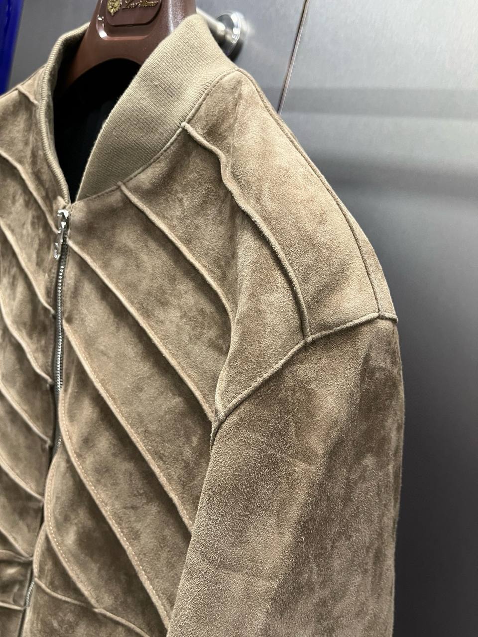 HERMES Мужская кожаная куртка из овчины HERMES Мужская кожаная куртка из овчины