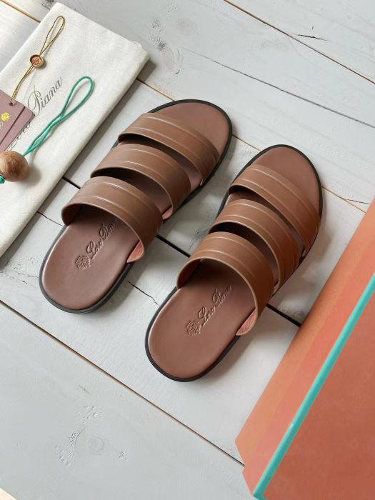 LORO PIANA Мужские сандалии из кожи