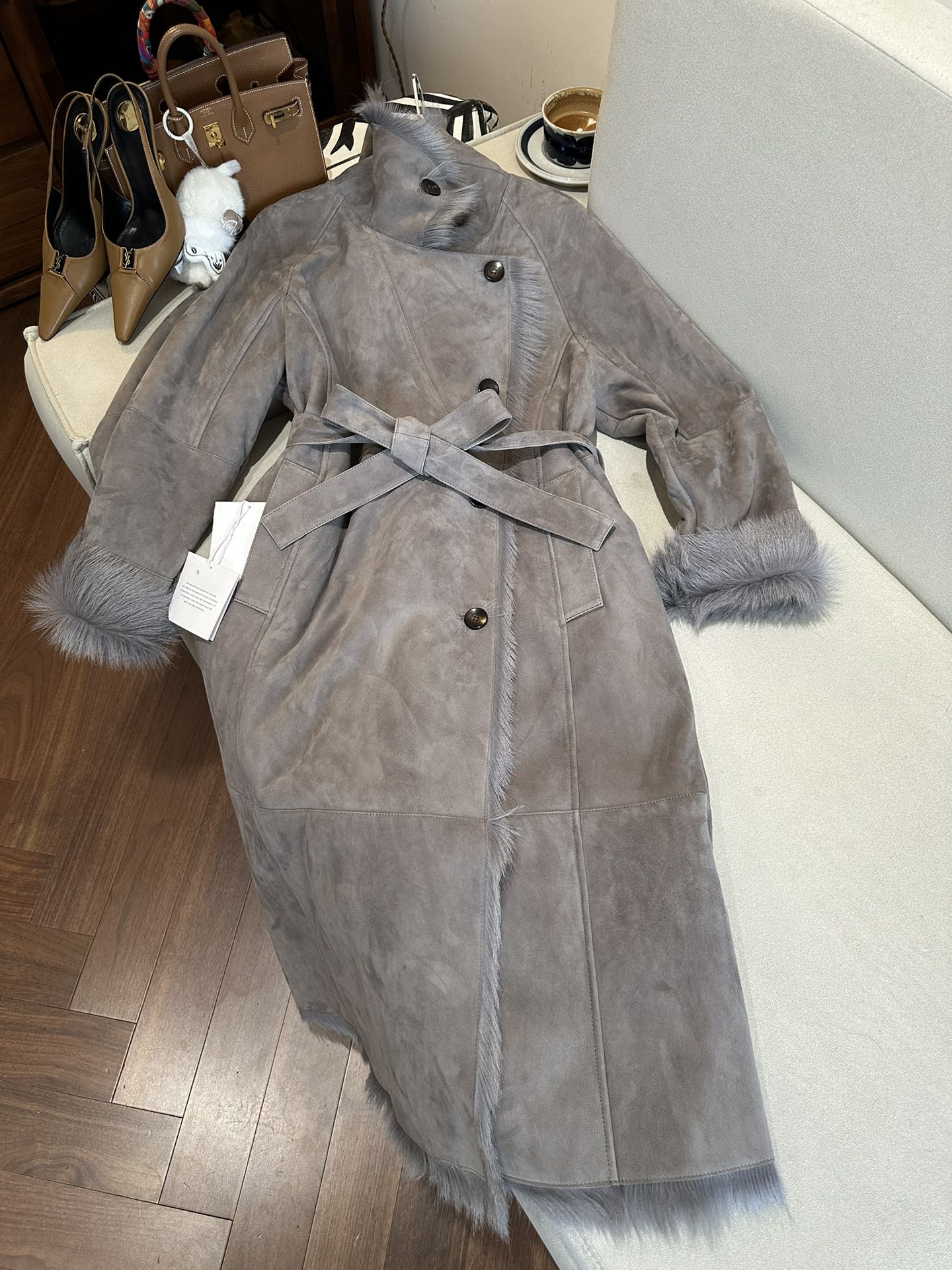 THE ROW Женская дублёнка из меха лисы THE ROW Женская дублёнка из меха лисы