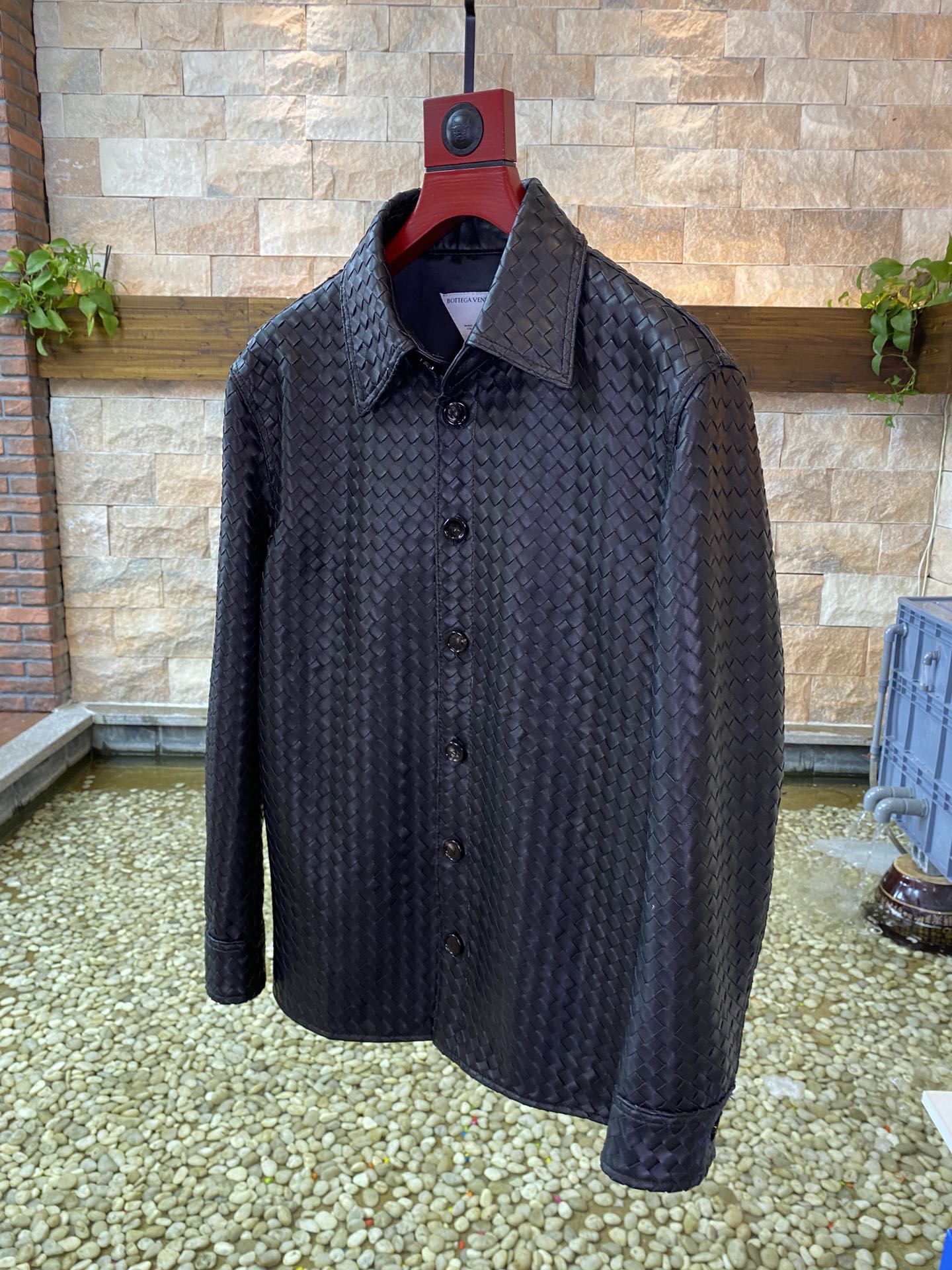 BOTTEGA VENETA Мужская кожаная куртка BOTTEGA VENETA Мужская кожаная куртка