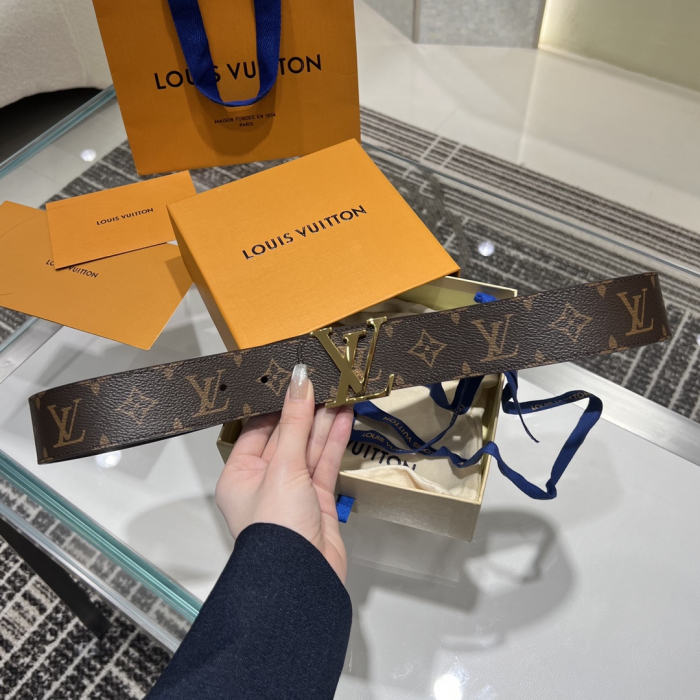  LOUIS VUITTON Двусторонний мужской ремень с логотипом