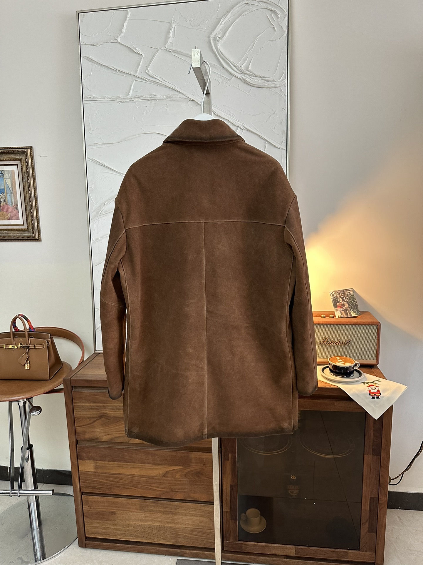 PRADA Женское пальто из замши PRADA Женское пальто из замши