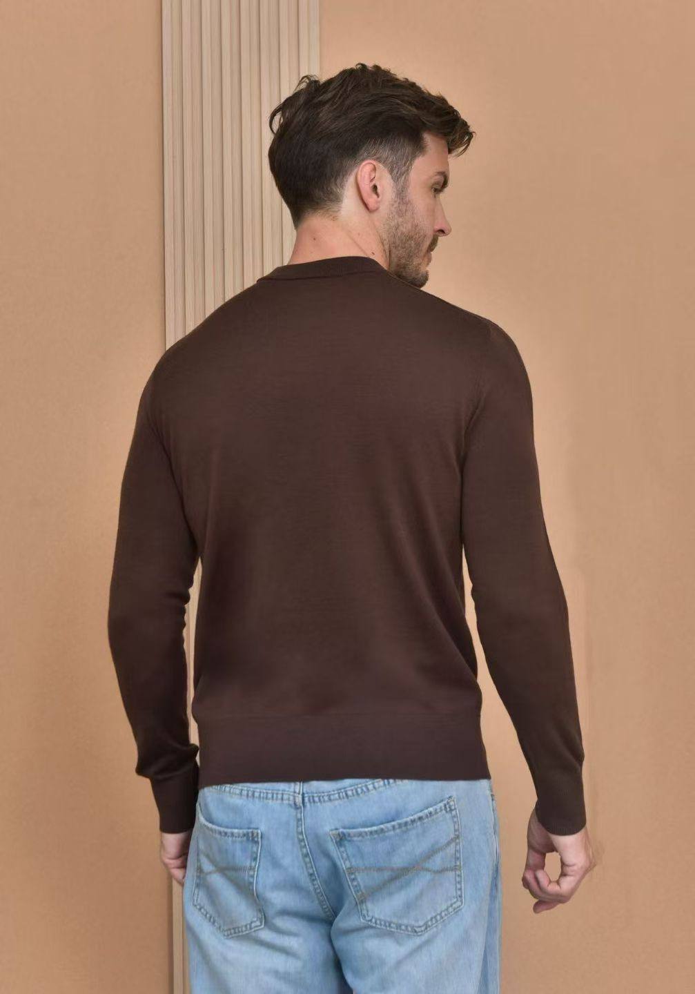 LORO PIANA Мужской джемпер из шерсти LORO PIANA Мужской джемпер из шерсти