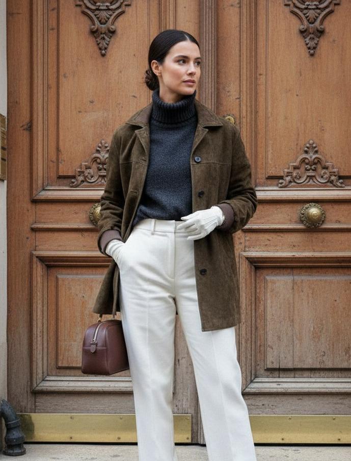 LORO PIANA Женская кожаная куртка из козьей кожи 