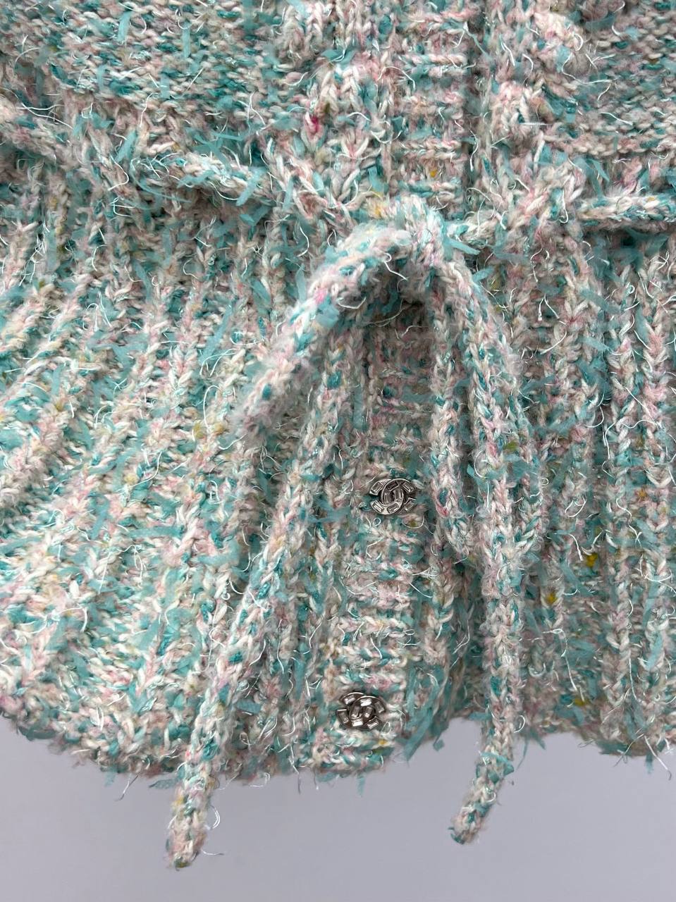 CHANEL Женский жилет с мягким ворсом CHANEL Женский жилет с мягким ворсом