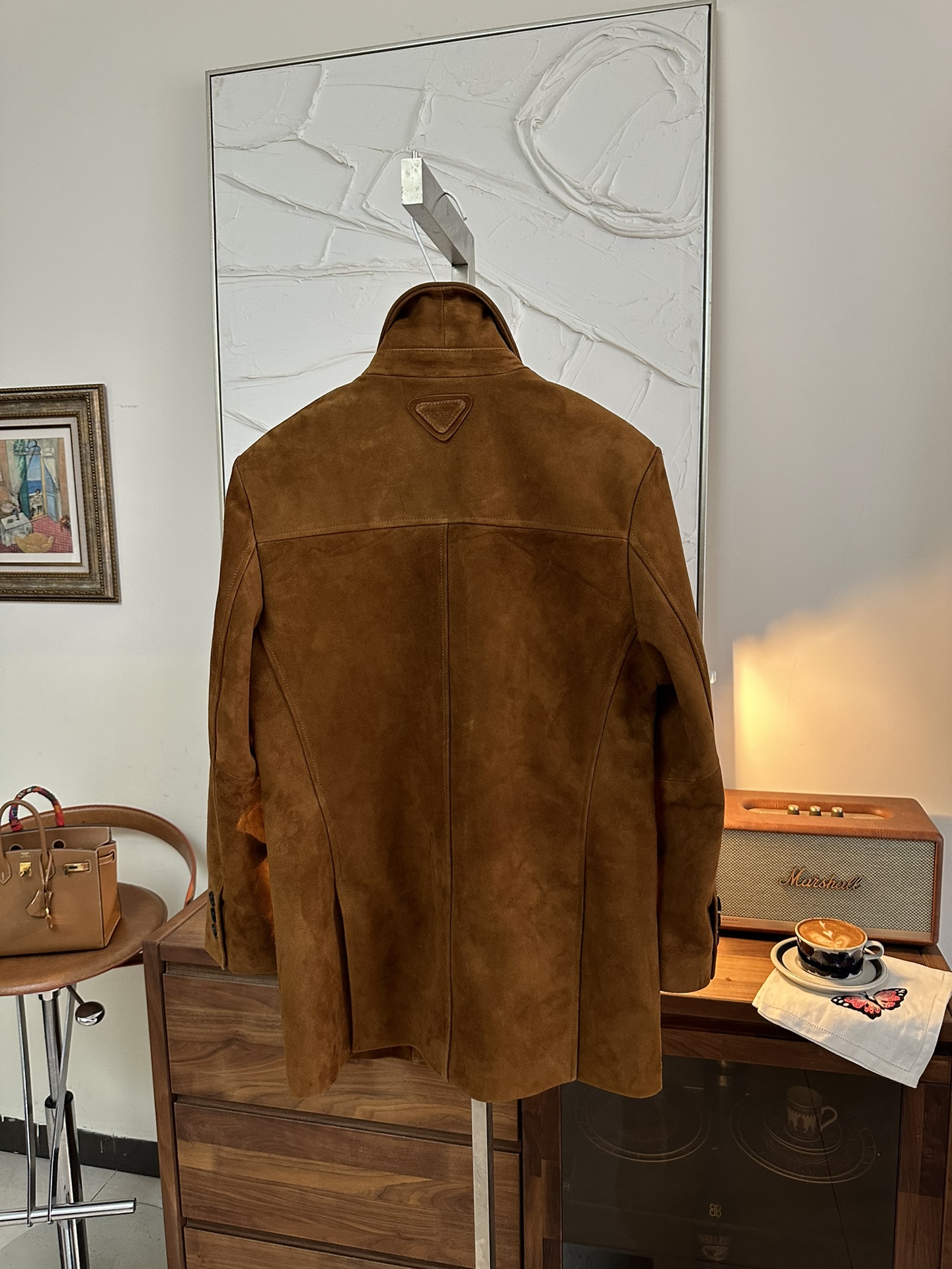 PRADA Женский жакет из замши PRADA Женский жакет из замши
