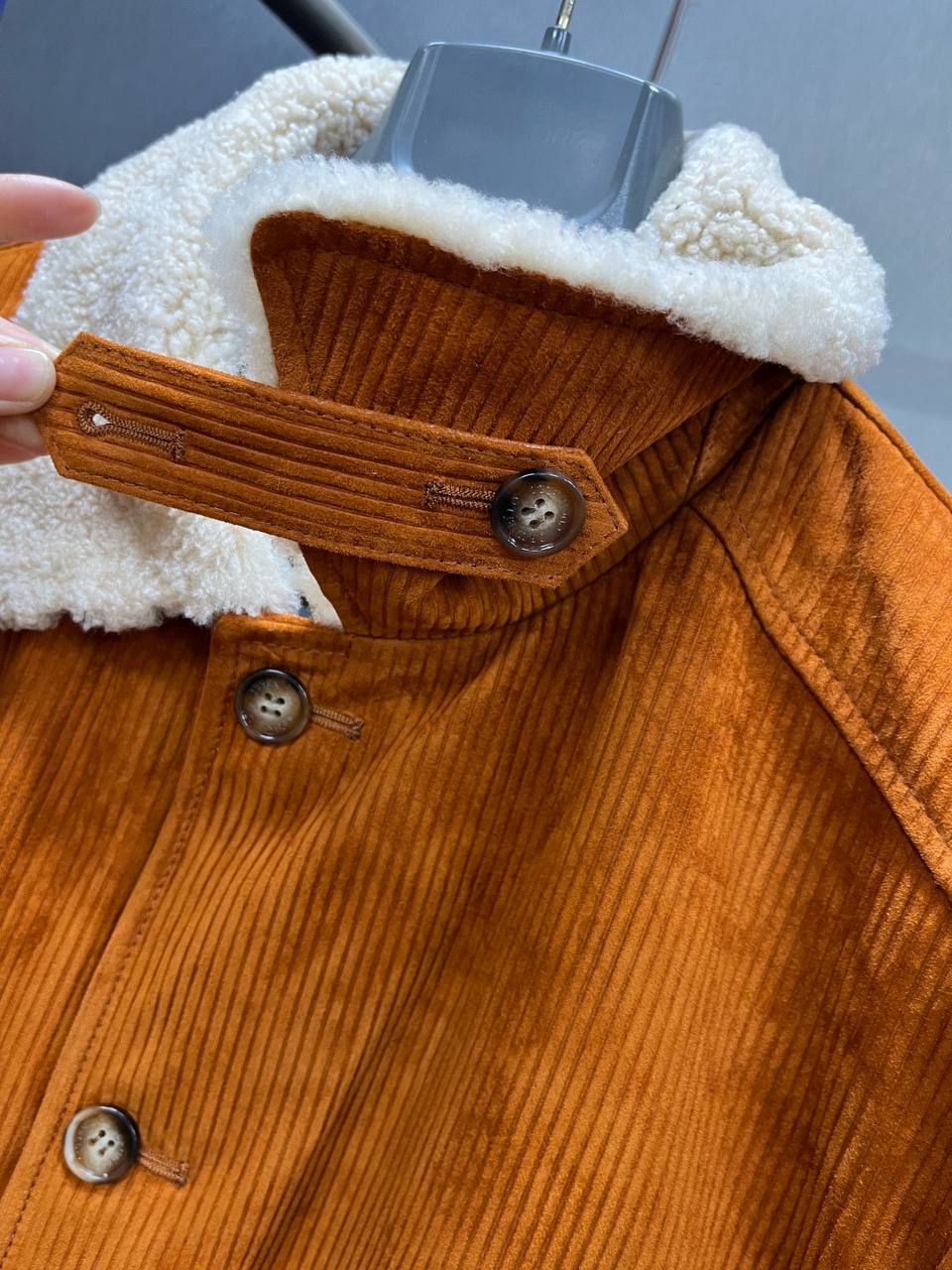 BRUNELLO CUCINELLI Мужская дублёнка из овчины BRUNELLO CUCINELLI Мужская дублёнка из овчины