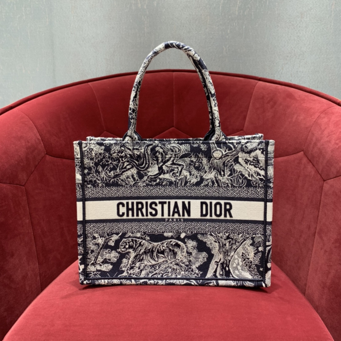 CHRISTIAN DIOR Женская сумка Dior Book Tote Toile de Jouy Reverse