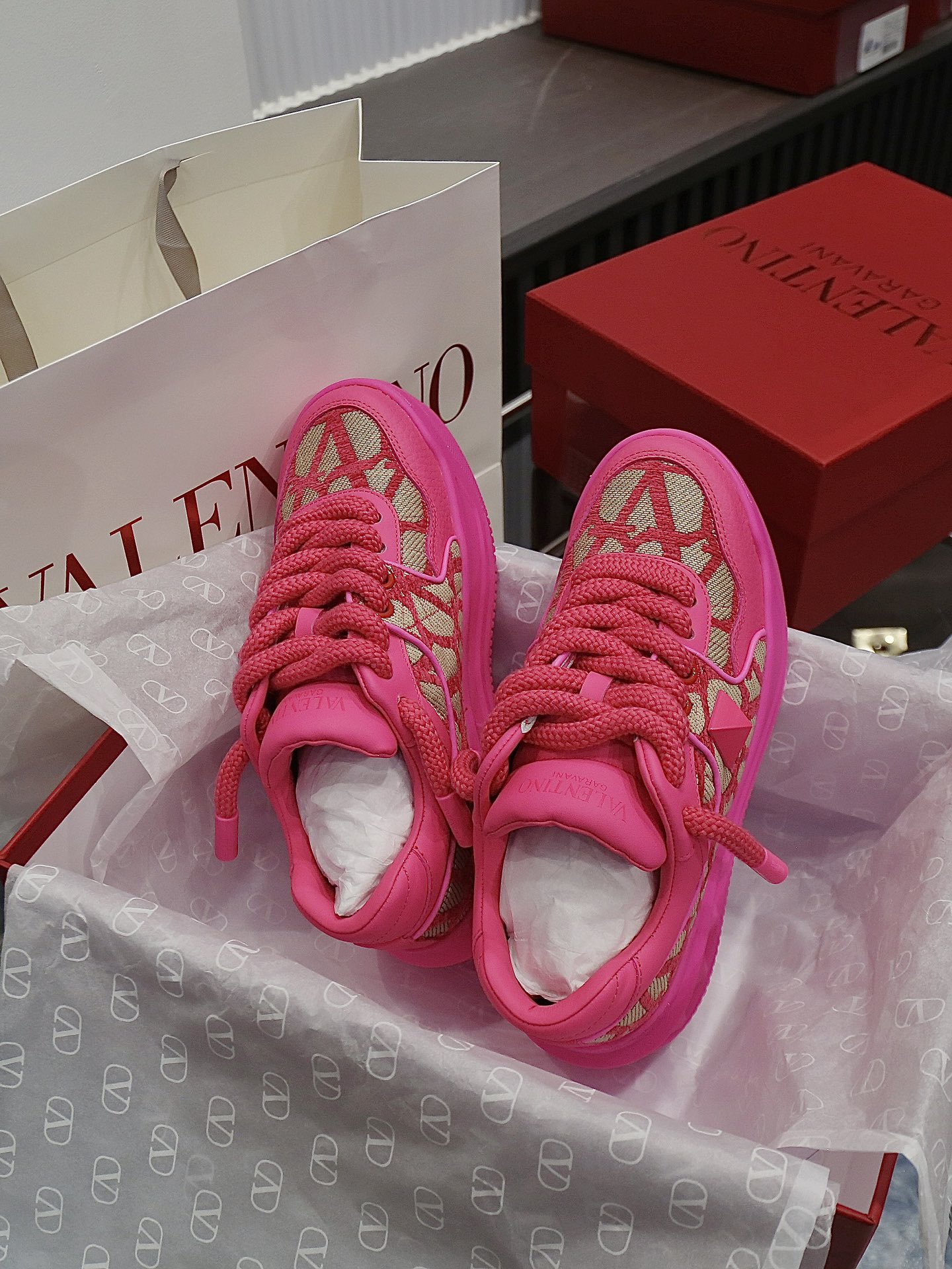 VALENTINO Кроссовки One Stud XL комбинированные