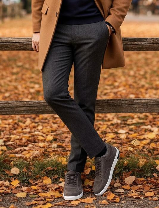 LORO PIANA Женские кроссовки из овчины 