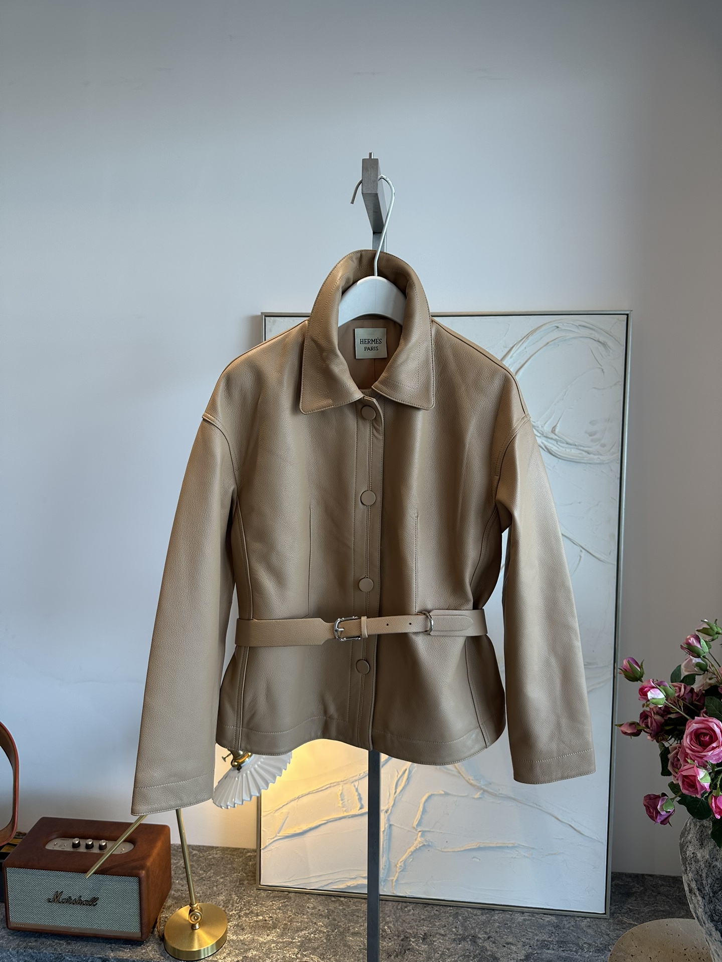 HERMES Женская кожаная куртка HERMES Женская кожаная куртка