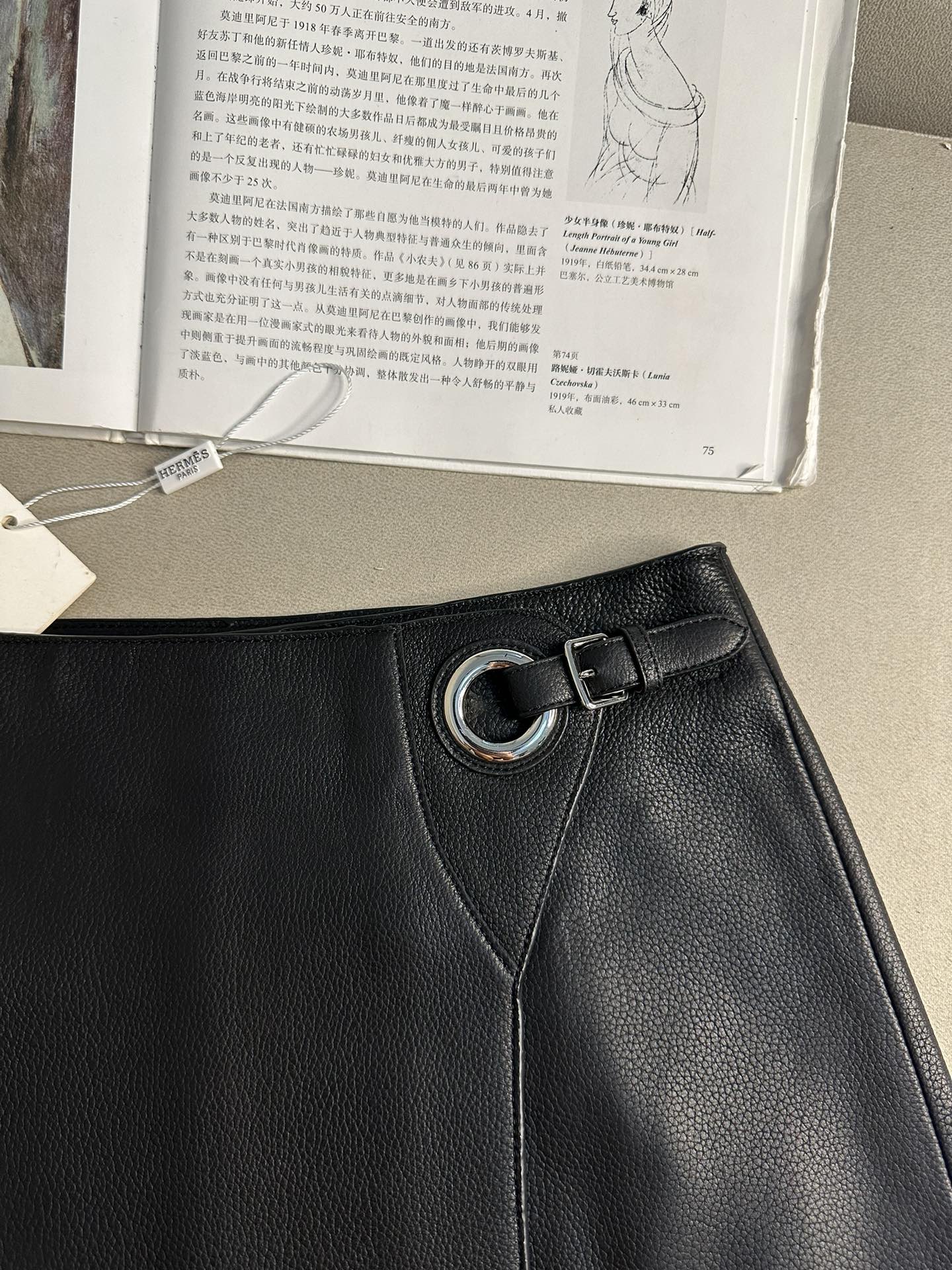 HERMES Женская кожаная юбка HERMES Женская кожаная юбка