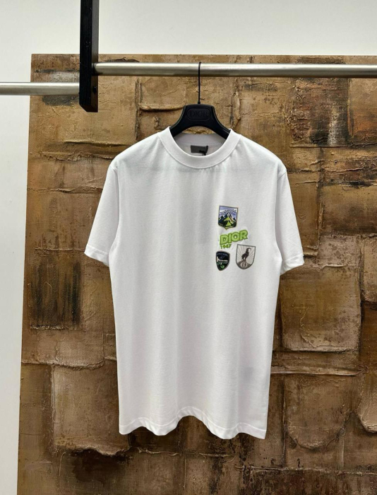 CHRISTIAN DIOR Мужская футболка с вышивкой