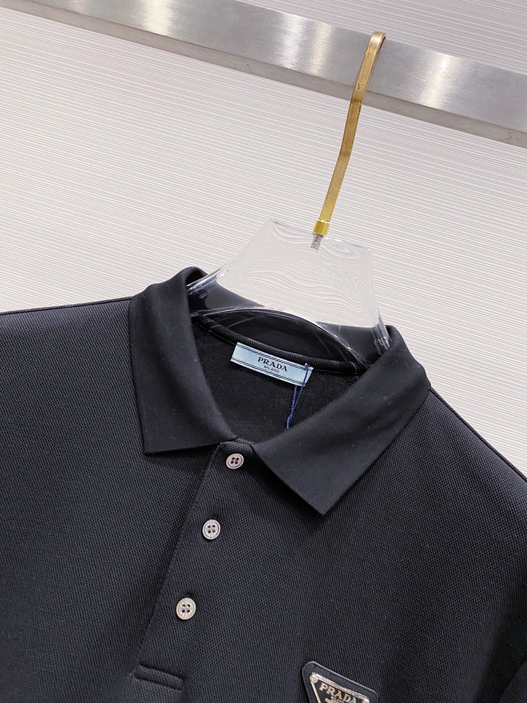 PRADA Мужское поло из хлопка 