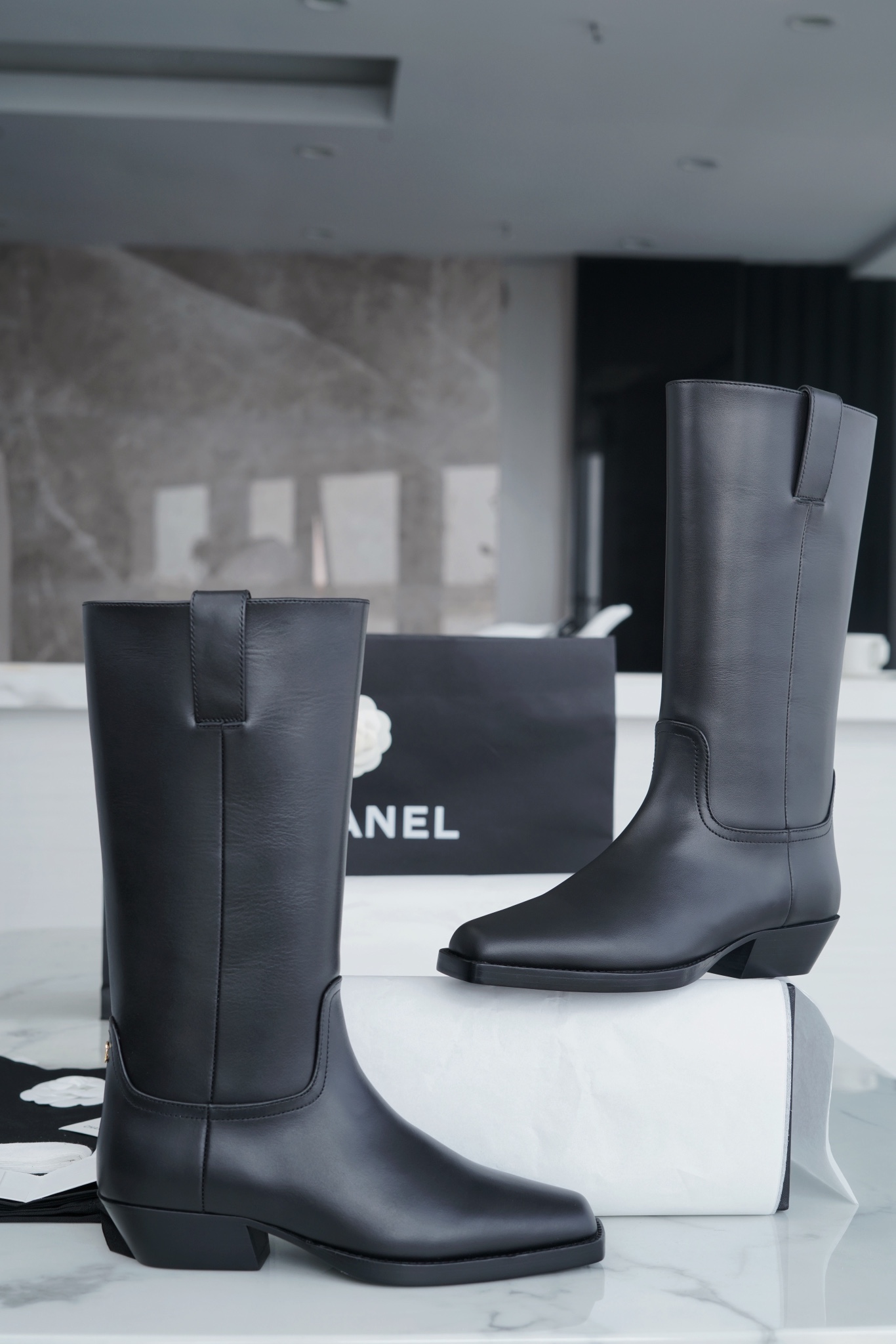 CHANEL Женские высокие сапоги 23S CHANEL Женские высокие сапоги 23S
