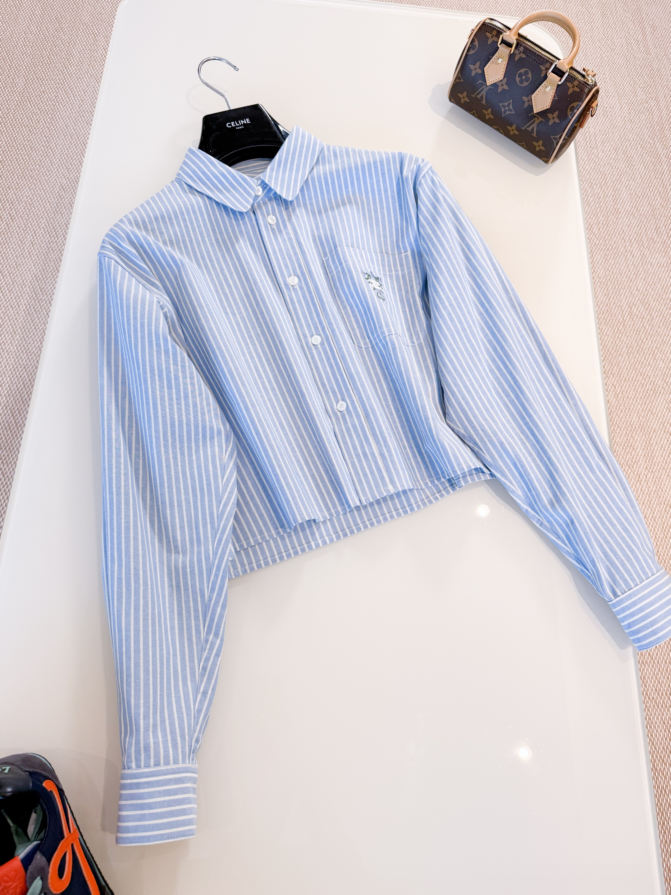 CELINE Женская рубашка из хлопка CELINE Женская рубашка из хлопка