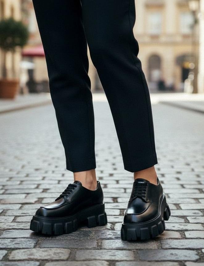 PRADA Женские ботинки на шнуровке PRADA Женские ботинки на шнуровке