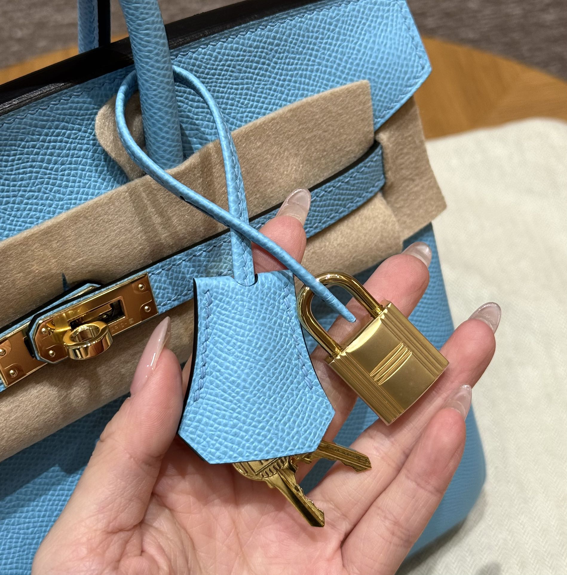 HERMES Женская сумка Birkin 25 см 7N Epsom HERMES Женская сумка Birkin 25 см 7N Epsom