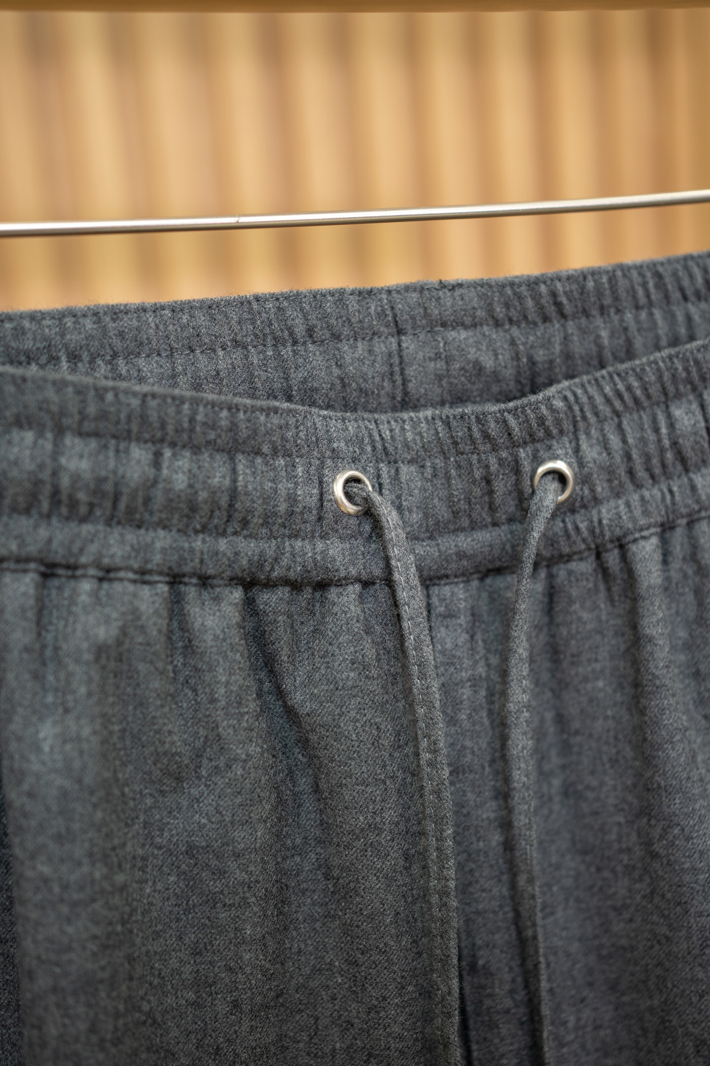 HERMES Мужские брюки‑джоггеры из шерсти 