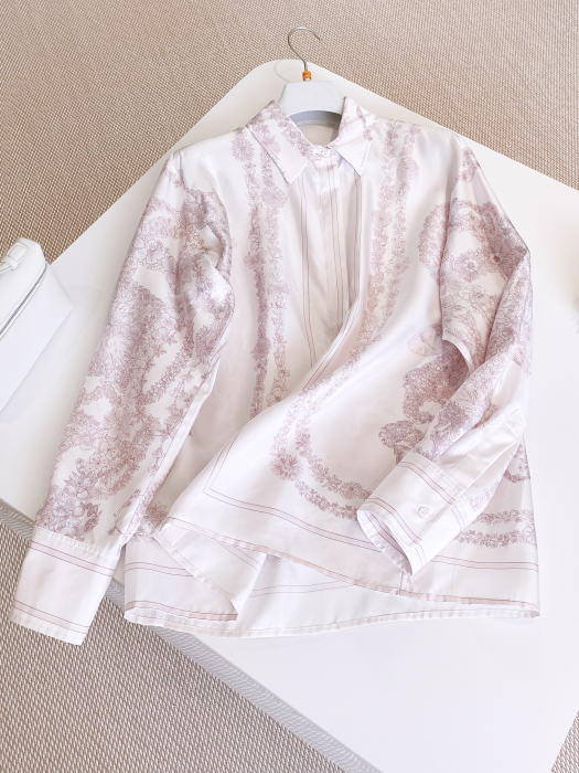 HERMES Женская рубашка из шелка