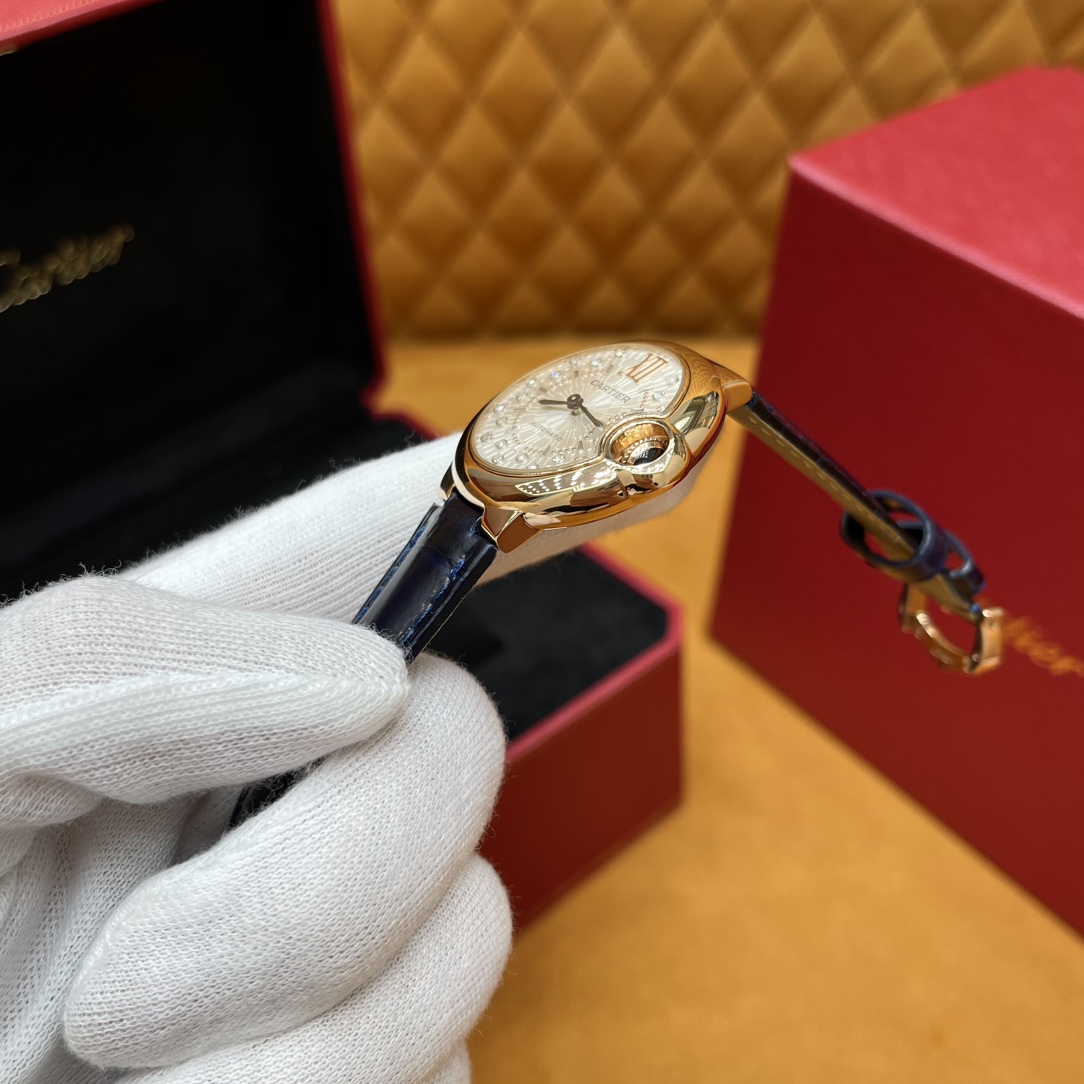 CARTIER Женские часы Cartier Ballon Bleu 33 WGBB0052 CARTIER Женские часы Cartier Ballon Bleu 33 WGBB0052