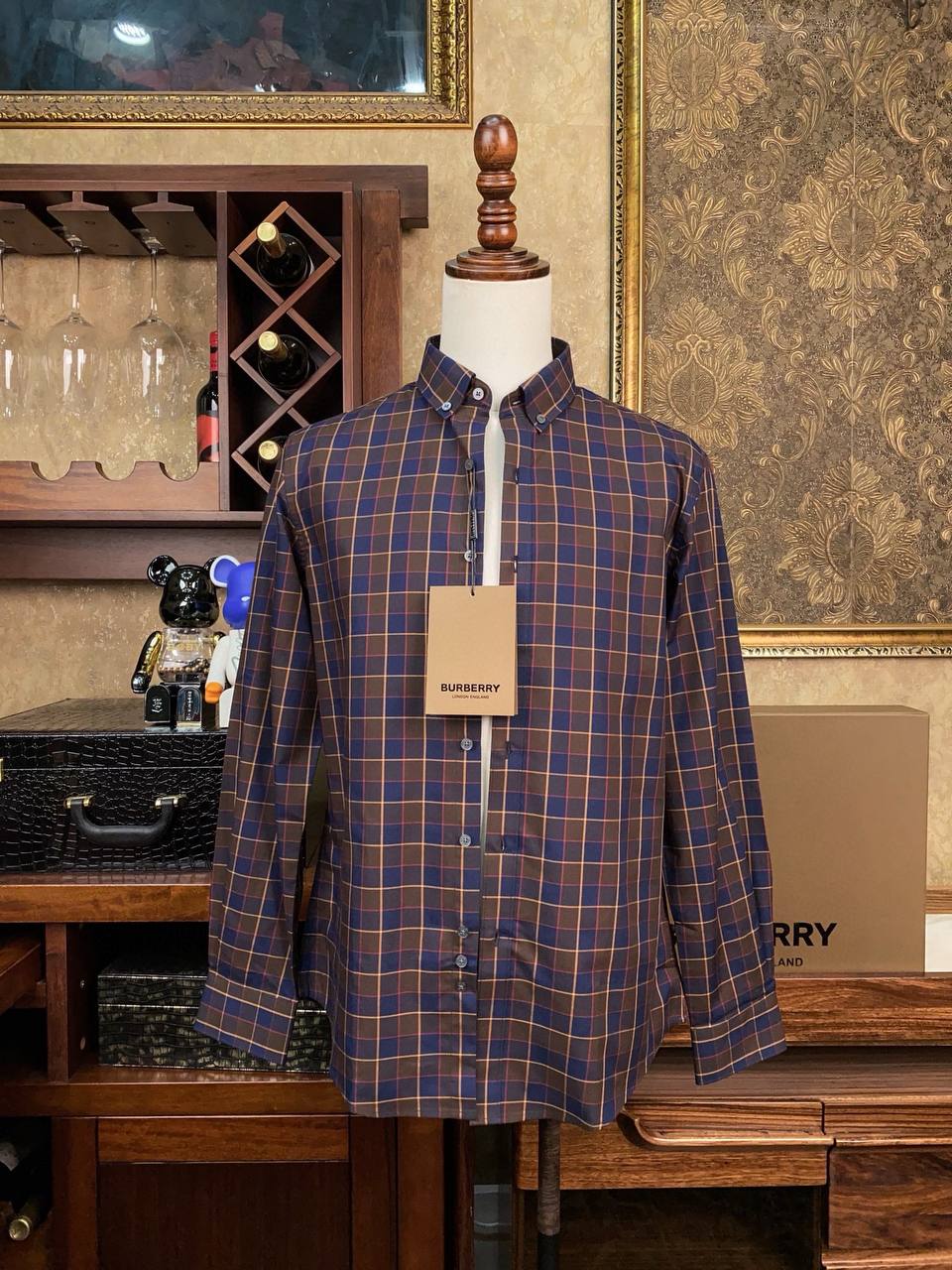 BURBERRY Мужская рубашка в клетку BURBERRY Мужская рубашка в клетку