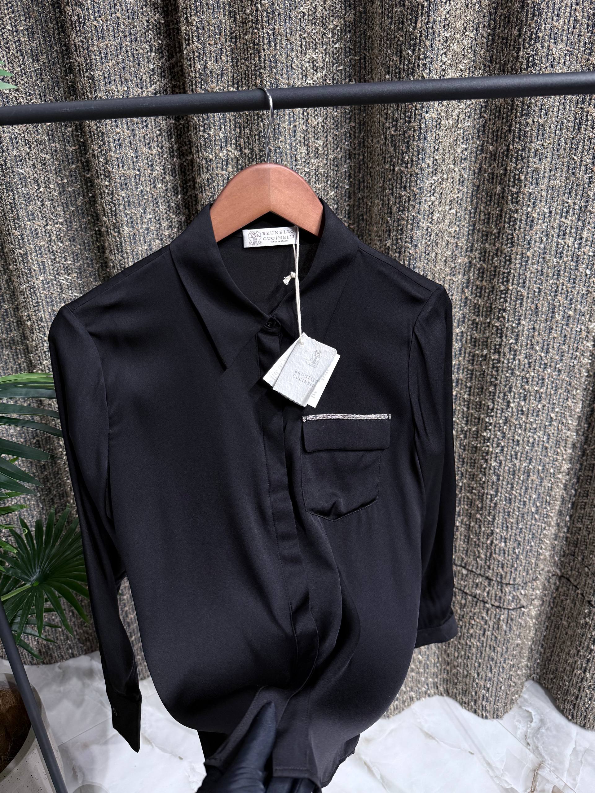 BRUNELLO CUCINELLI Женская шёлковая блузка