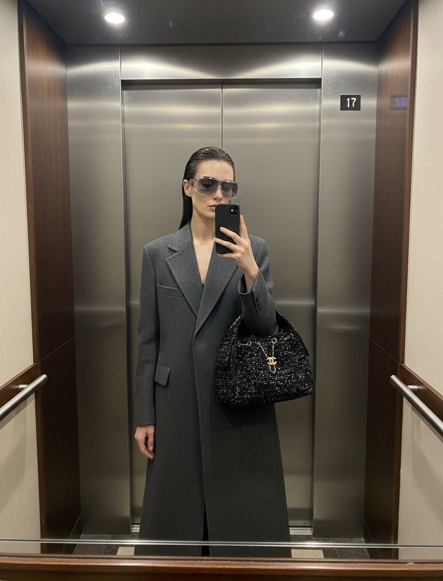 CHANEL Женская сумка Hobo 25a CHANEL Женская сумка Hobo 25a