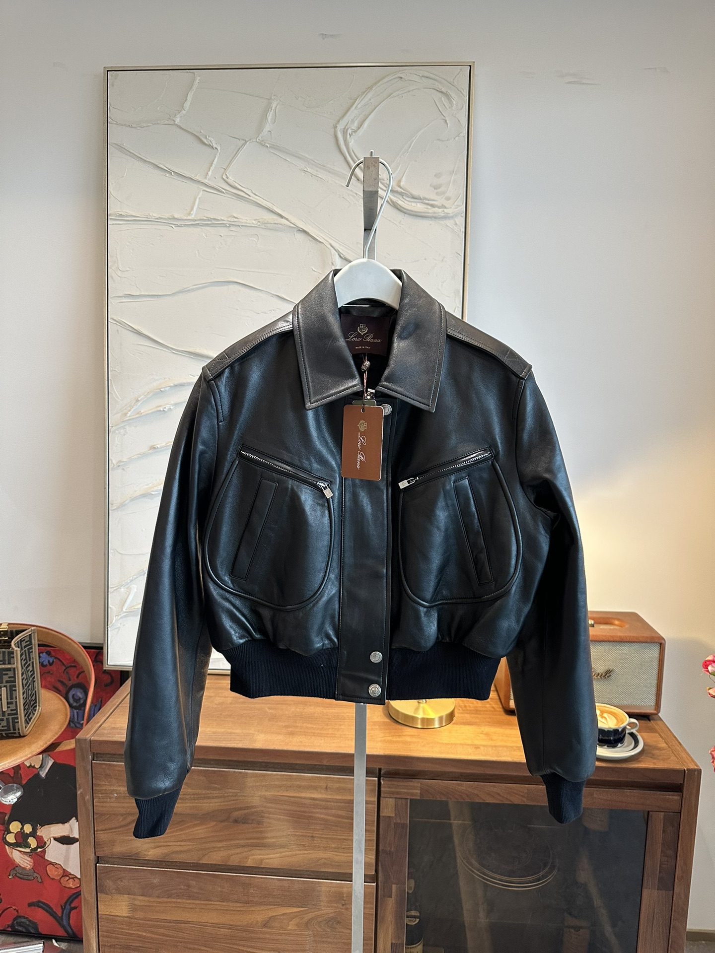 LORO PIANA Женская кожаная куртка LORO PIANA Женская кожаная куртка