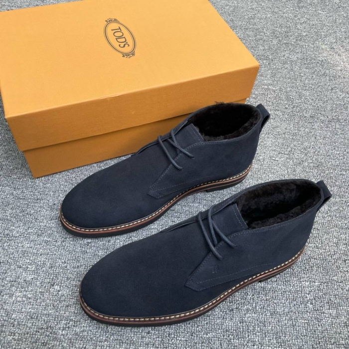 TOD'S Мужские ботинки из замши