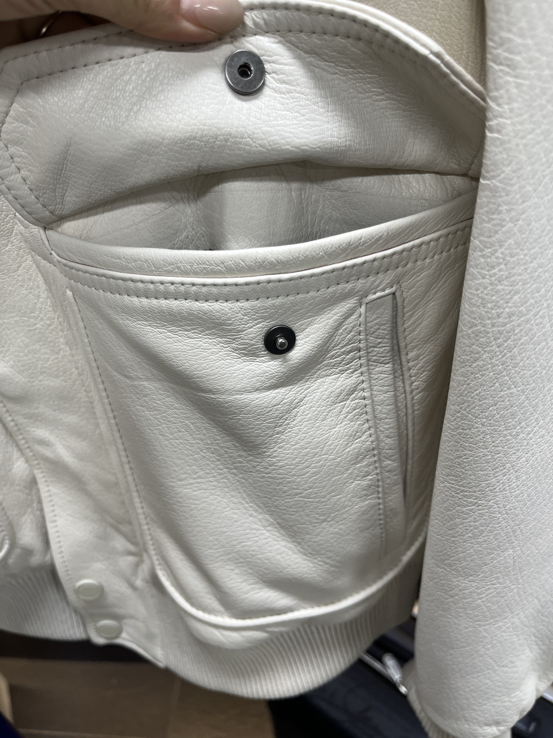 BRIONI Мужская кожаная куртка из козьей кожи BRIONI Мужская кожаная куртка из козьей кожи