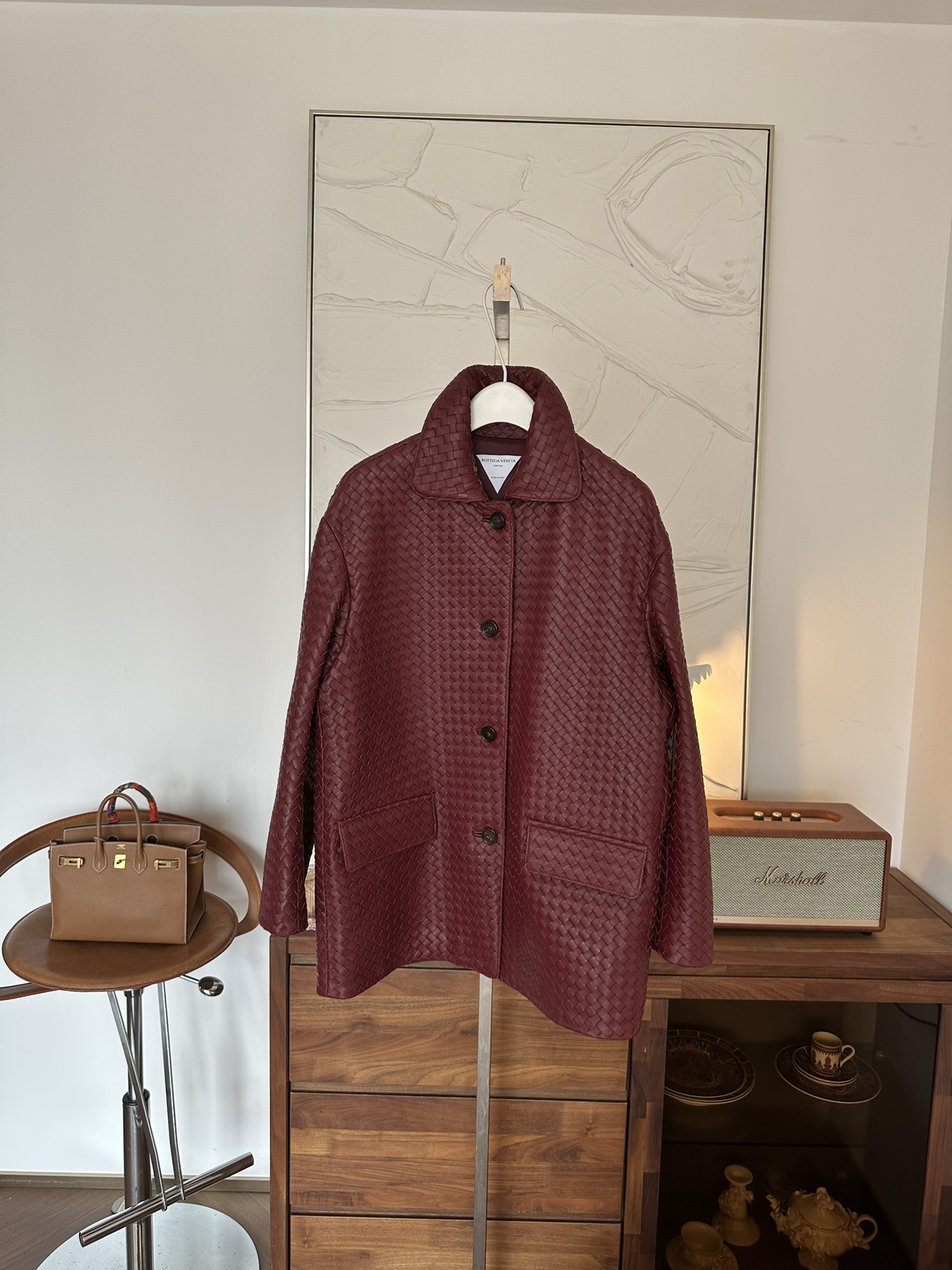 BOTTEGA VENETA Женская кожаная рубашка BOTTEGA VENETA Женская кожаная рубашка