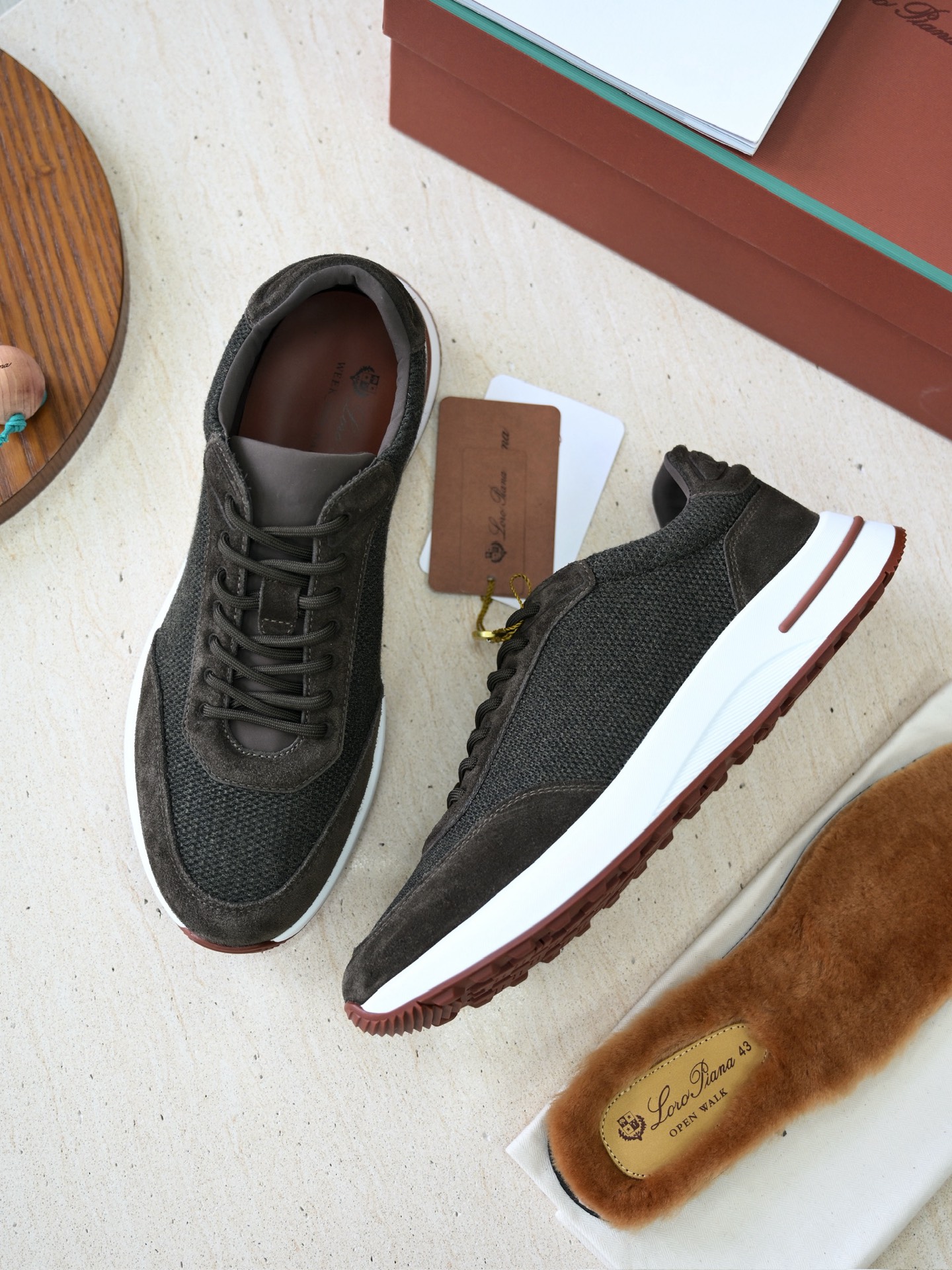 LORO PIANA Мужские кроссовки 