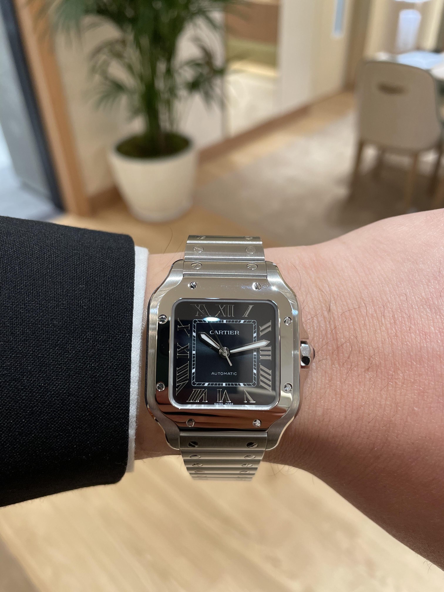 CARTIER Мужские часы Santos WSSA0063 35 мм CARTIER Мужские часы Santos WSSA0063 35 мм