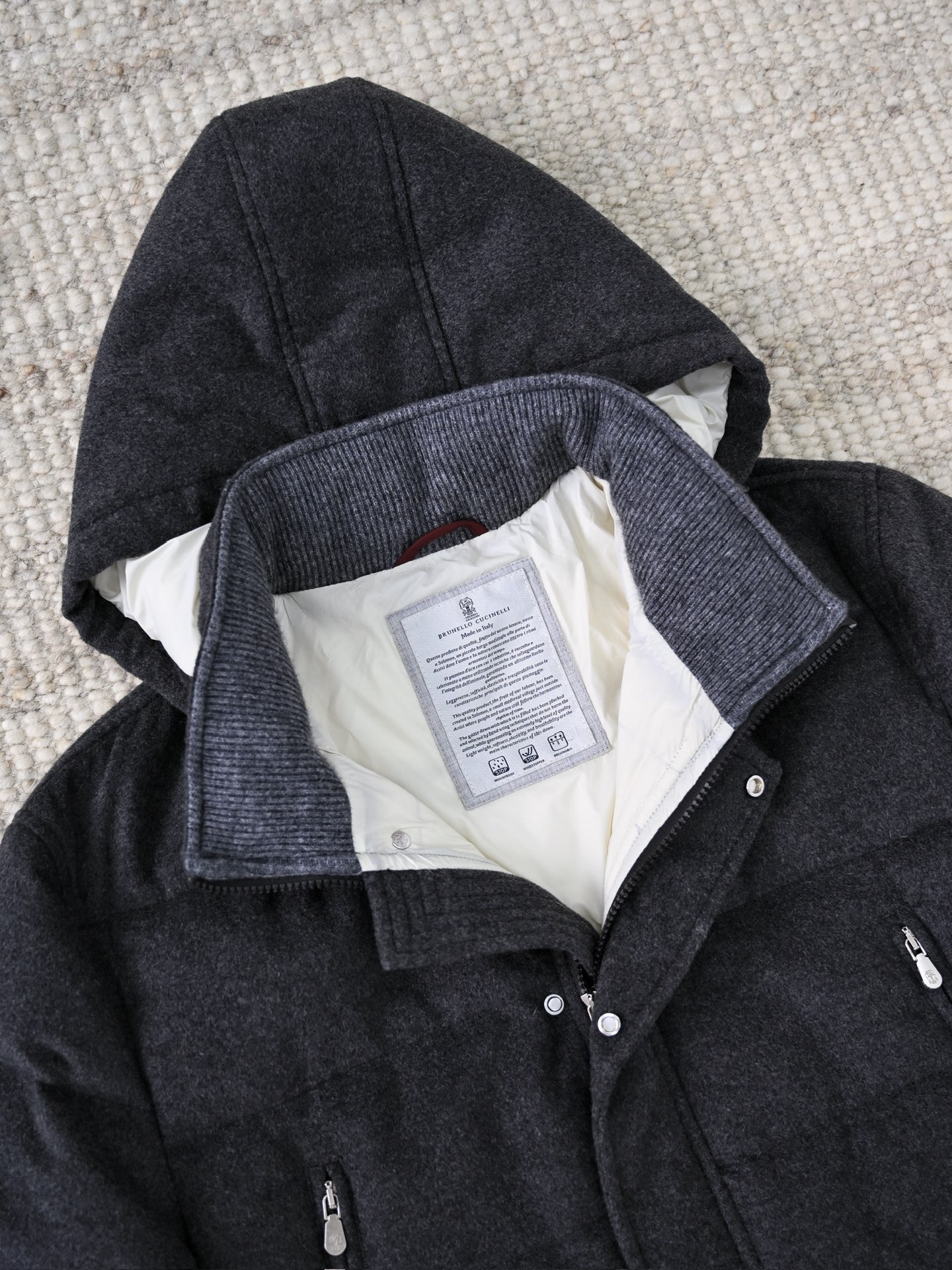 BRUNELLO CUCINELLI Мужской пуховик 