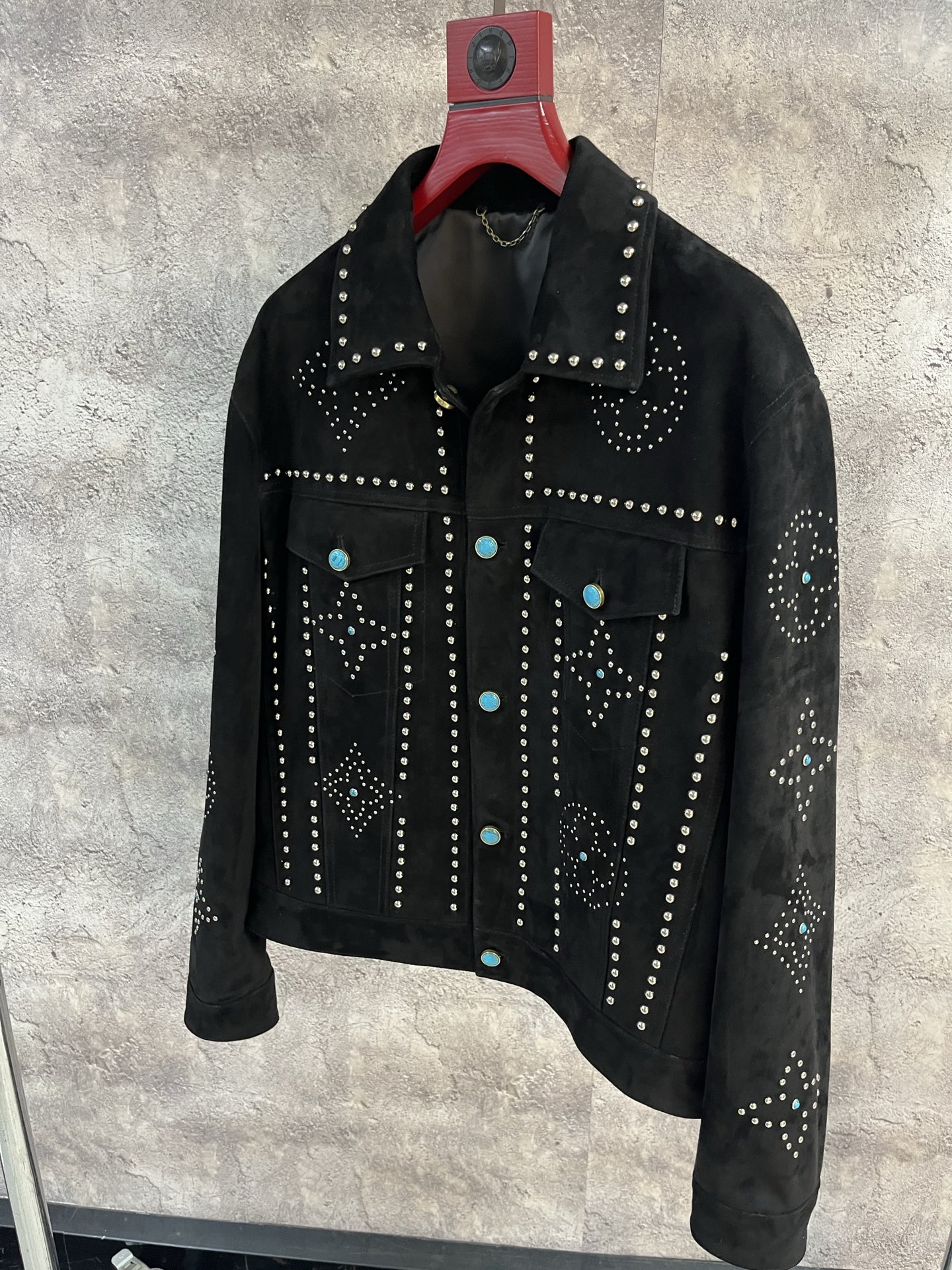 LOUIS VUITTON Мужская куртка из замши LOUIS VUITTON Мужская куртка из замши