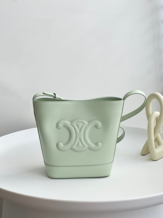  CELINE Женская сумка BUCKET small из и кожи 