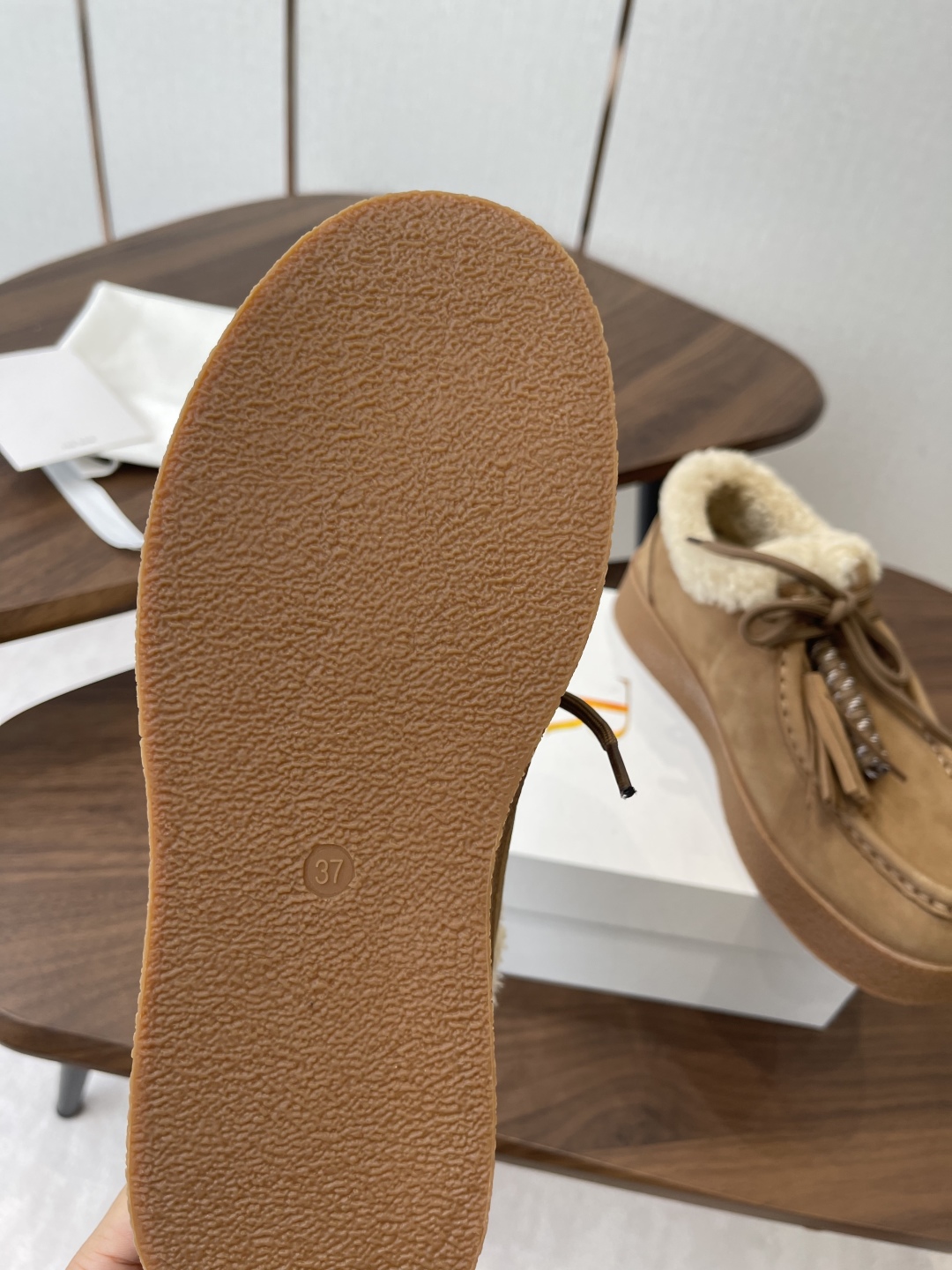 THE ROW Женские лоферы из овчины THE ROW Женские лоферы из овчины