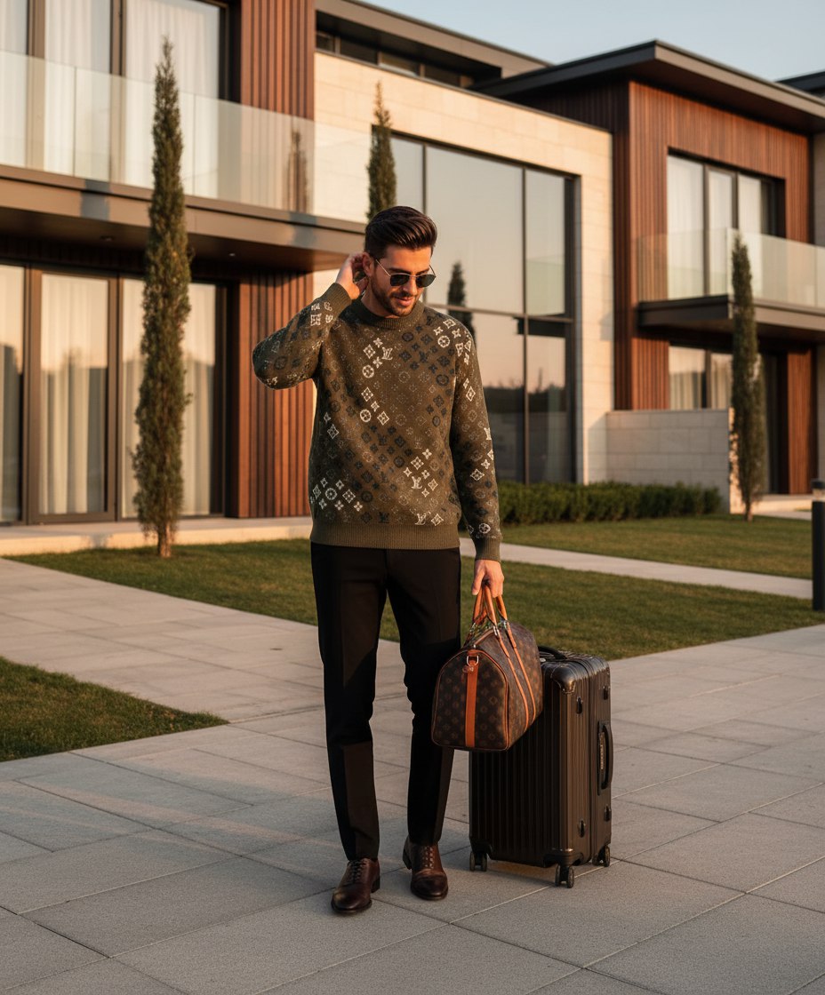 LOUIS VUITTON Мужской свитер LOUIS VUITTON Мужской свитер