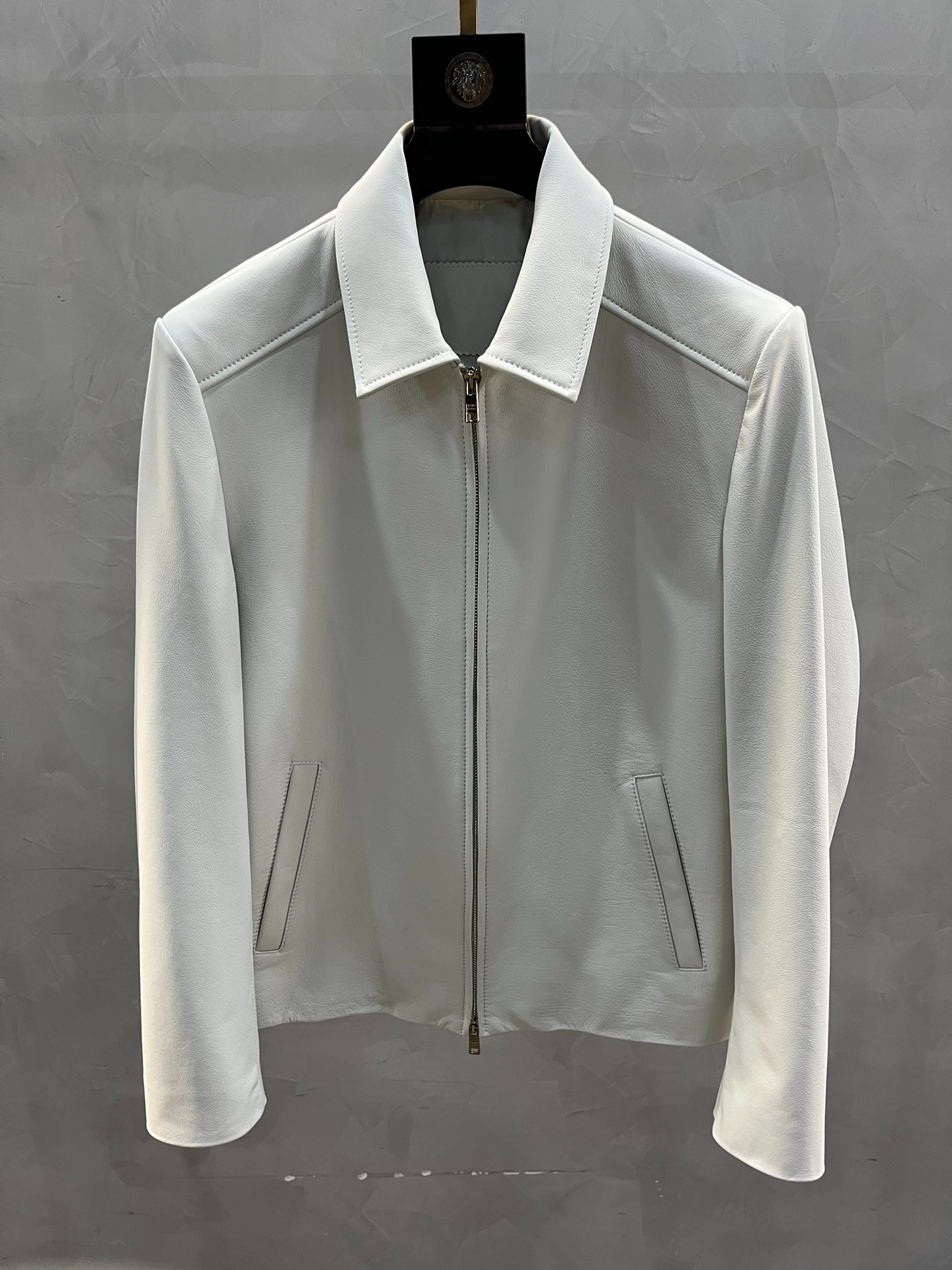 PRADA Мужская кожаная куртка  PRADA Мужская кожаная куртка