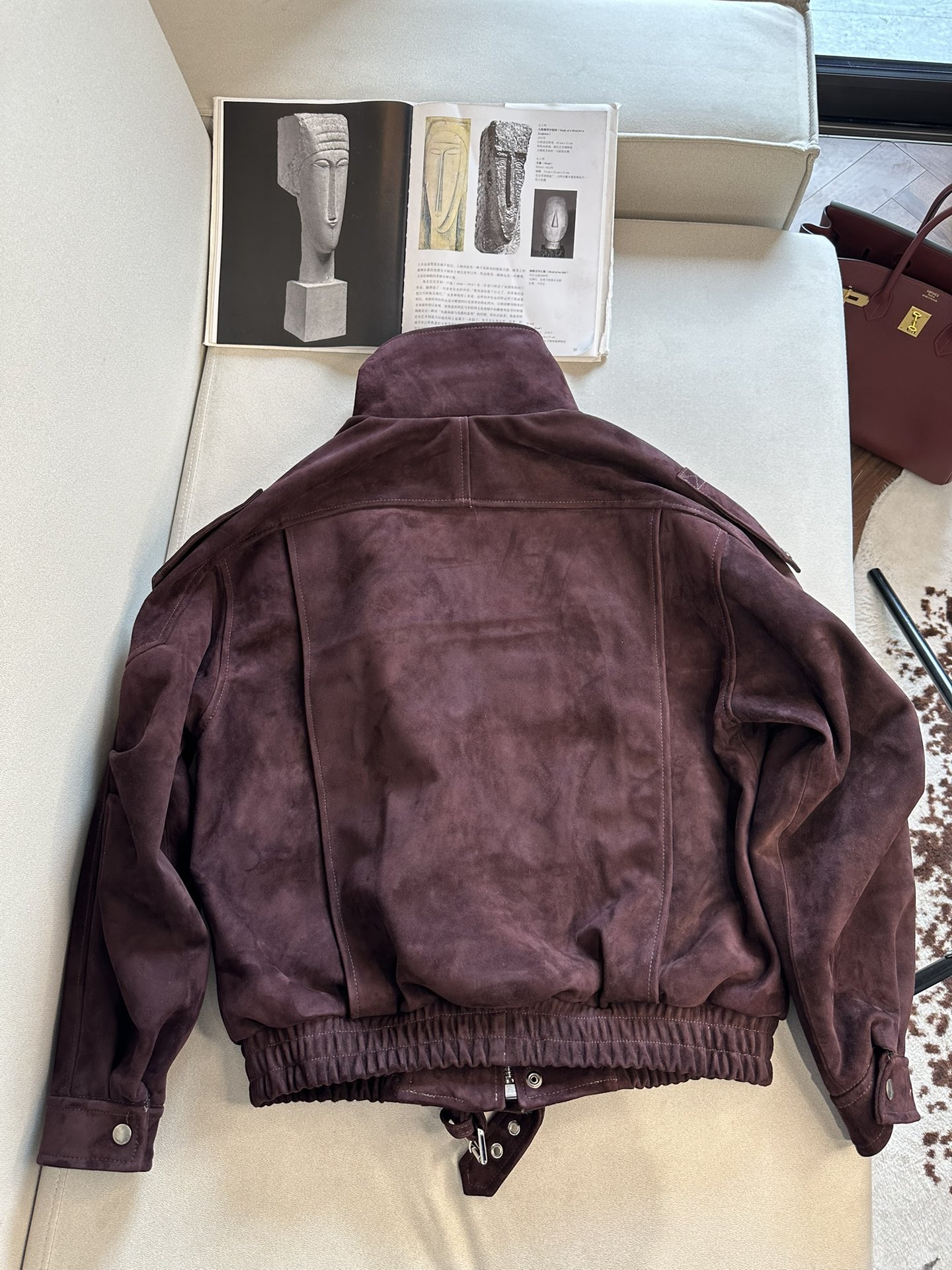SAINT LAURENT Женская куртка из замши SAINT LAURENT Женская куртка из замши