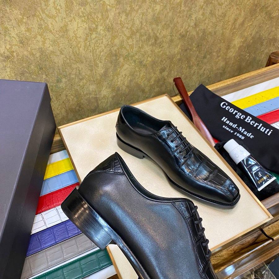 BERLUTI Мужские туфли из крокодила BERLUTI Мужские туфли из крокодила