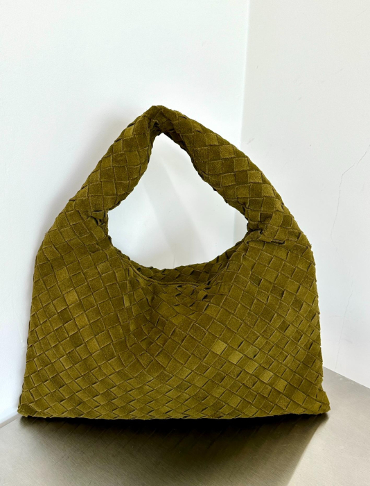 BOTTEGA VENETA Женская сумка Hop замш Medium