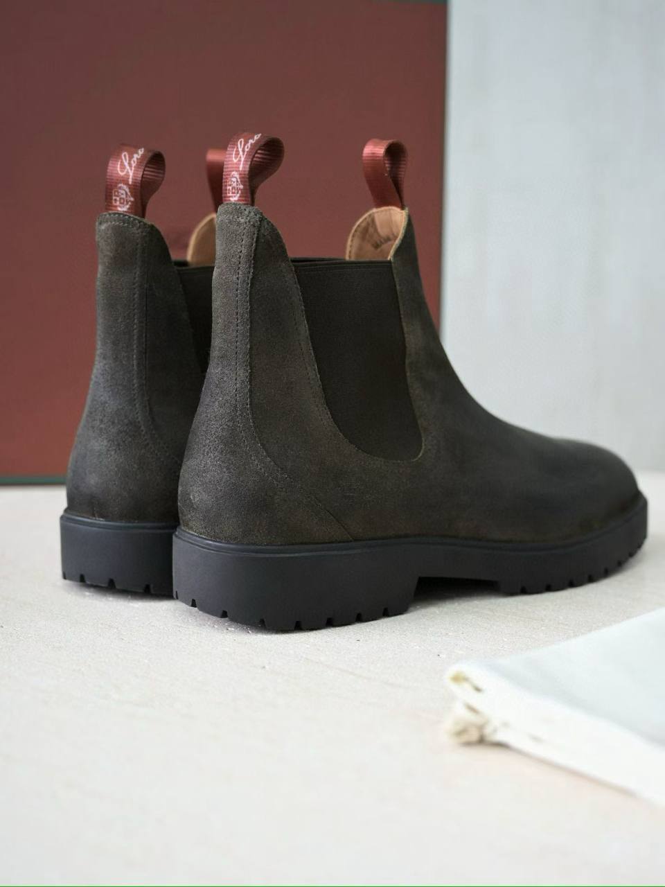 LORO PIANA Мужские ботинки 