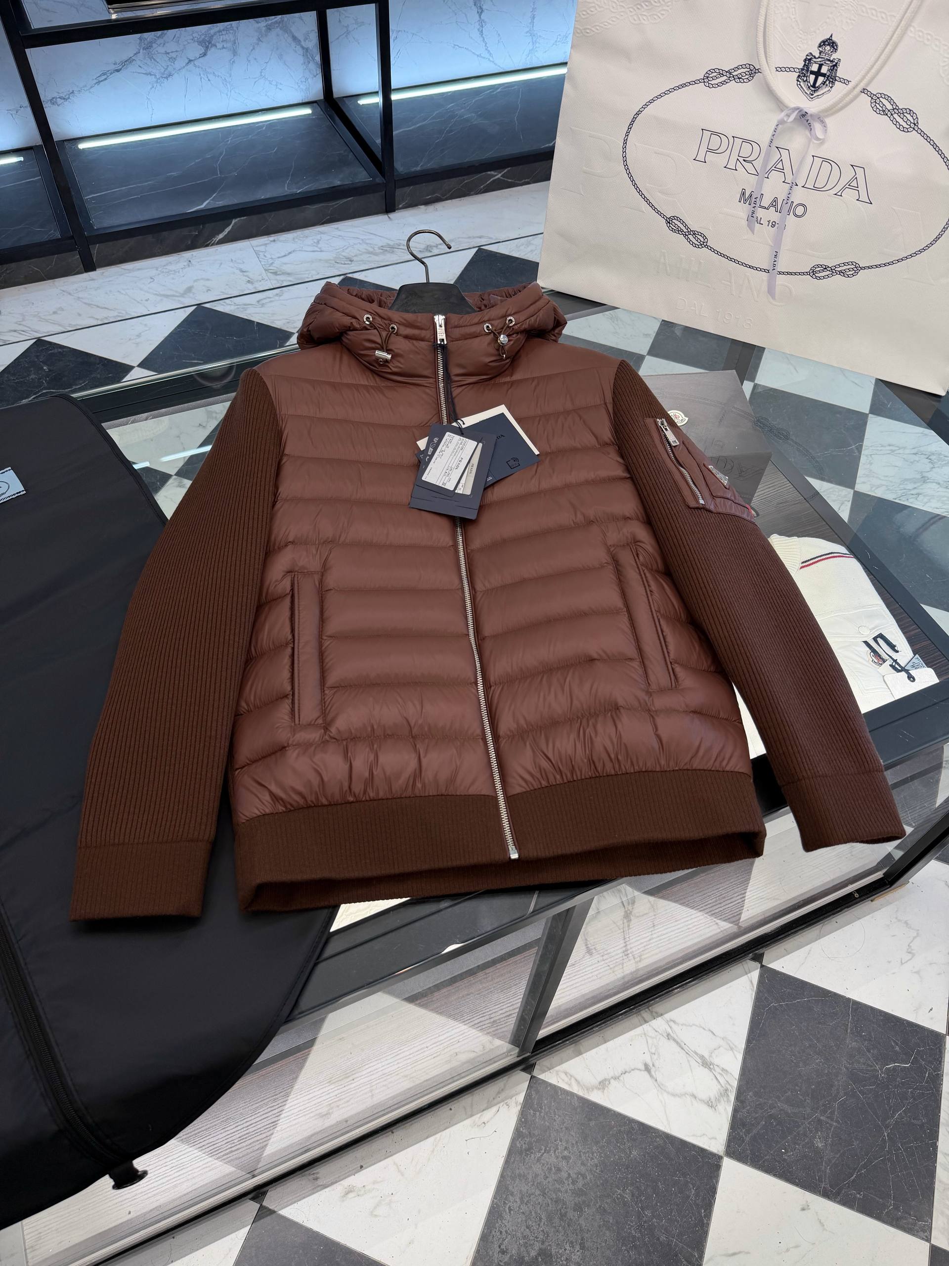 PRADA Мужская куртка с пуховым наполнителем 