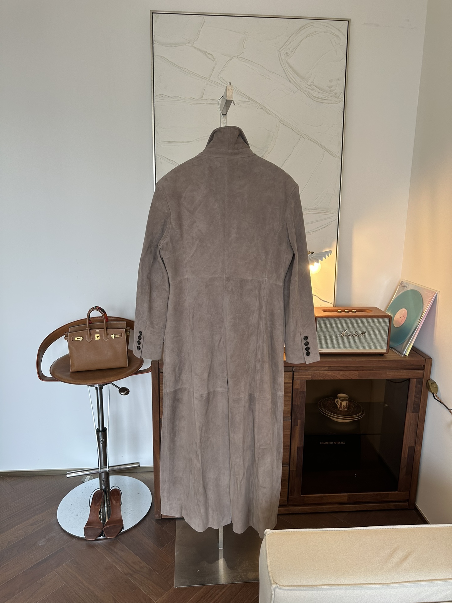 THE ROW Женское пальто из замши THE ROW Женское пальто из замши