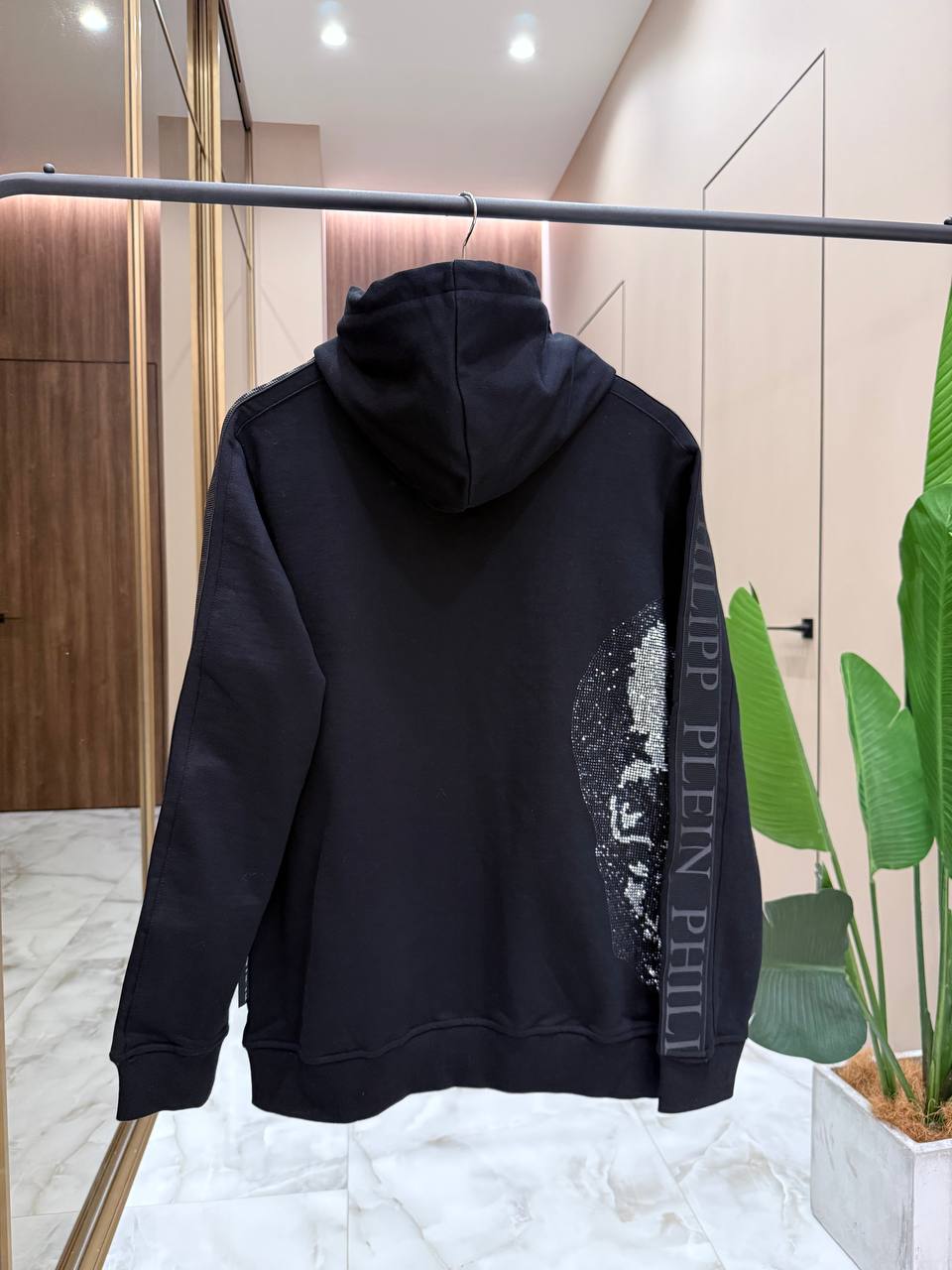 PHILIPP PLEIN Мужская ветровка с черепом PHILIPP PLEIN Мужская ветровка с черепом