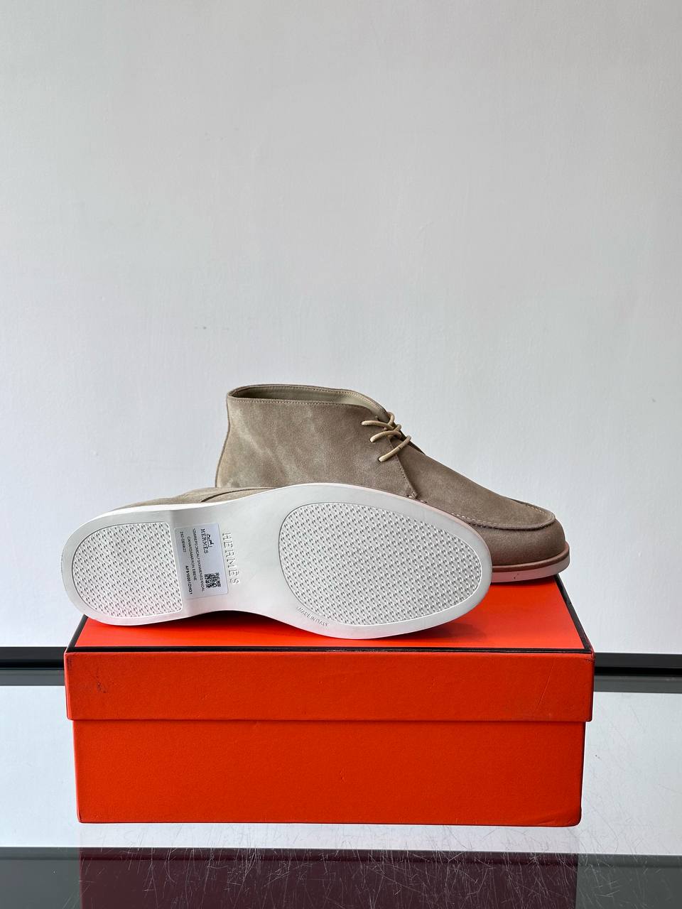 HERMES Мужские замшевые ботинки HERMES Мужские замшевые ботинки